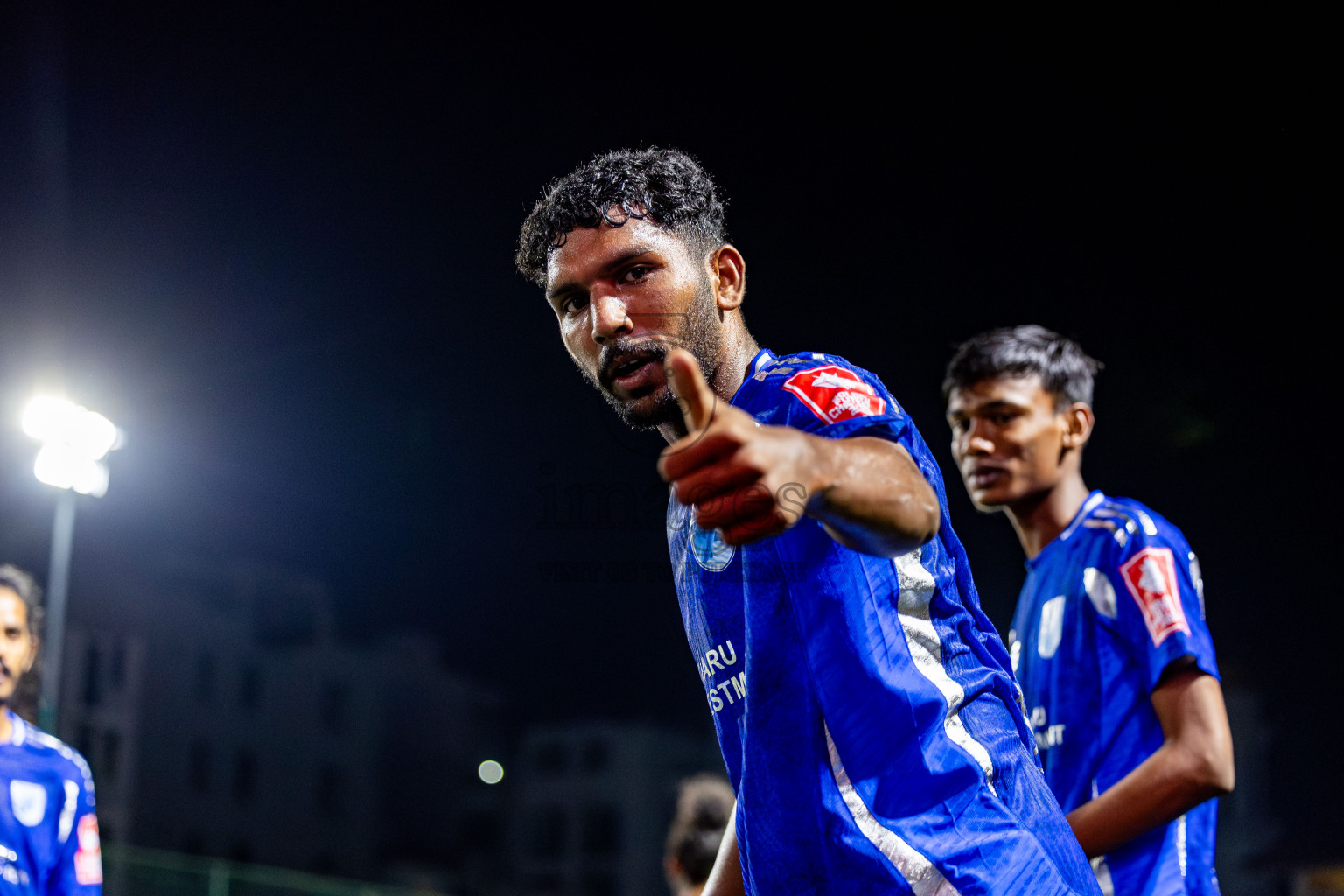 V Keyodhoo vs AA Mathiveri in zone round on Day 32 of Golden Futsal Challenge 2025 was held on Wednesday , 5th February 2025, in Hulhumale', Maldives. Photos: Nausham Waheed / images.mv