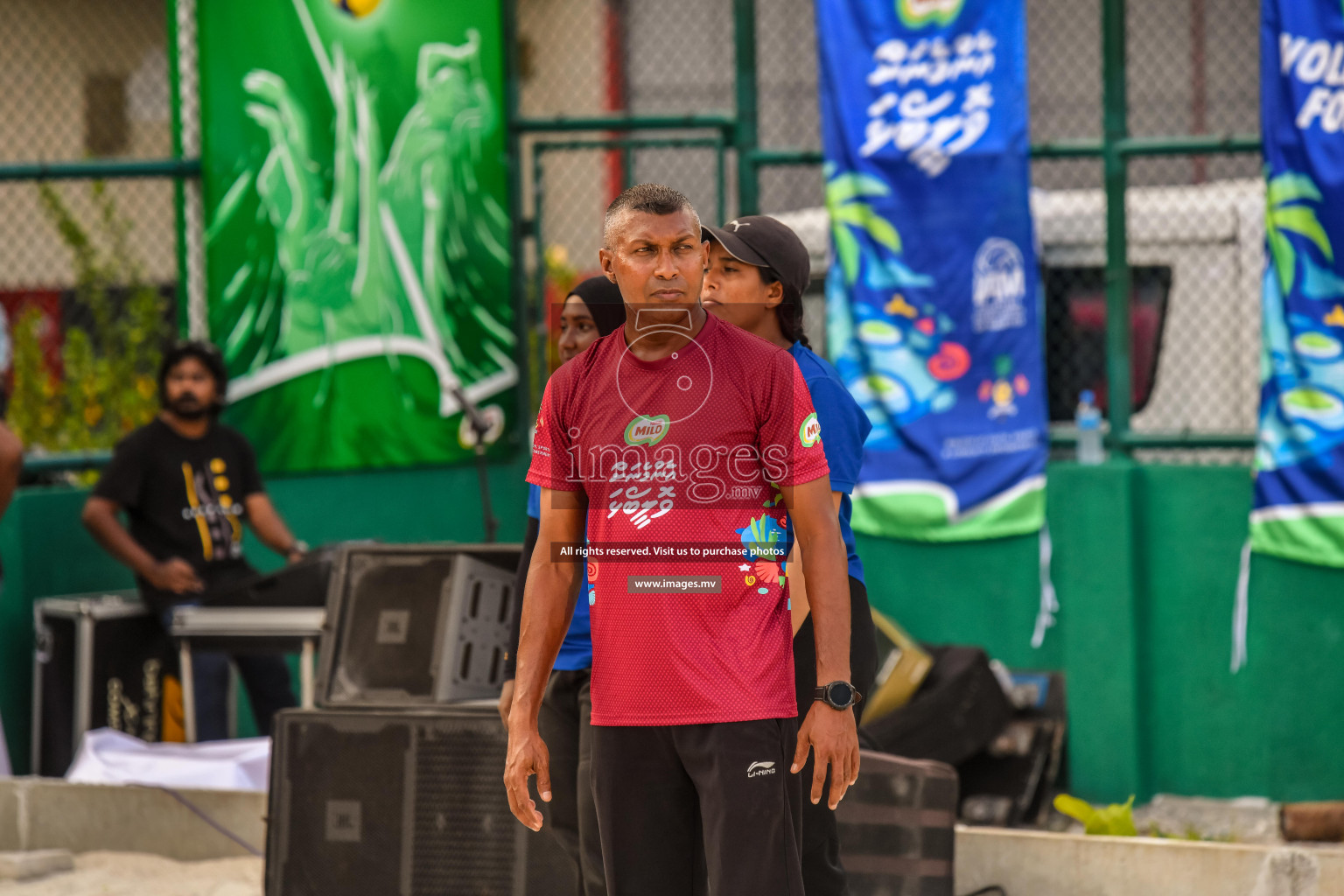 Vollyball players trainning session with Giba Photos by Nausham waheed