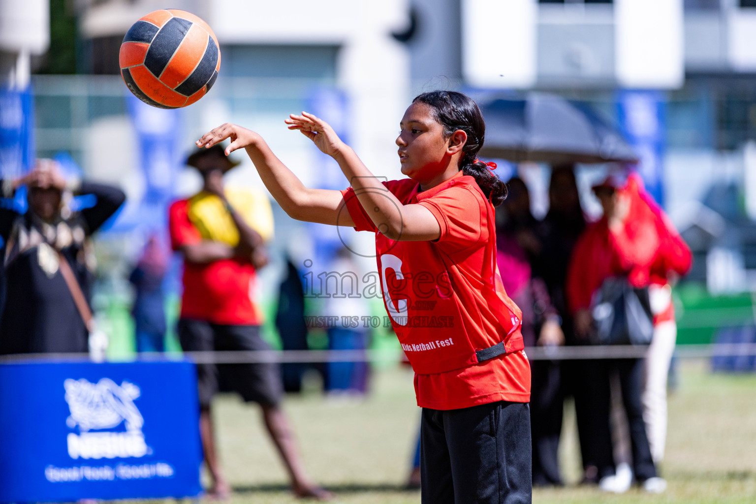 Day 3 of Nestle' Kids Netball Fiesta 2023 held in Henveyru Stadium, Male', Maldives on Saturday, 2nd December 2023. Photos by Nausham Waheed / Images.mv