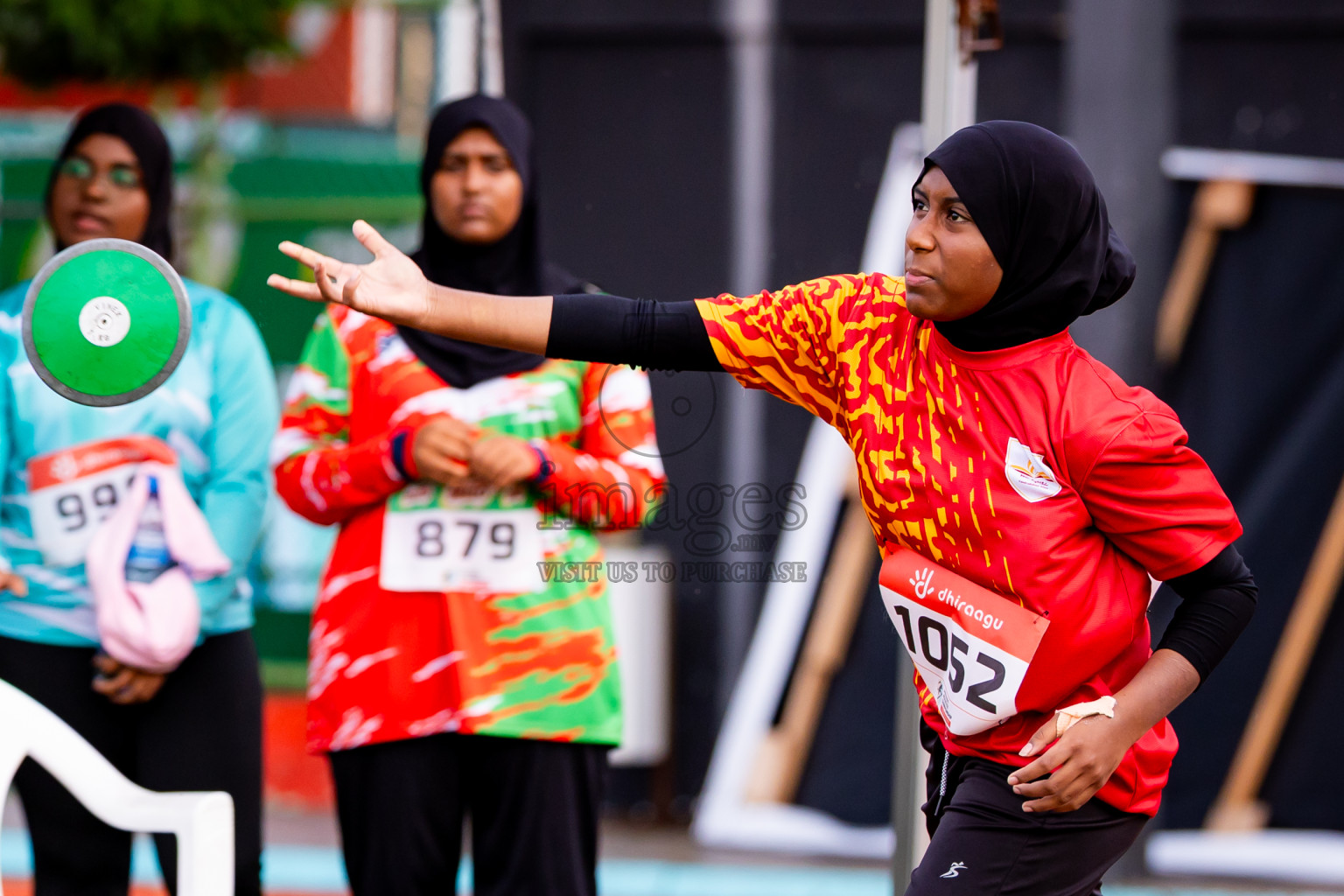 Day 6 of Inter-school Athletics Championship 2025 held in Ekuveni Synthetic Track, Male', Maldives on Sunday, 12th October 2025. Photos by: Nausham Waheed / Images.mv