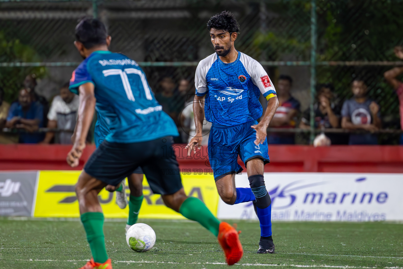 M Mulak vs F Bilehdhoo on Day 36 of Golden Futsal Challenge 2024 was held on Wednesday, 21st February 2024, in Hulhumale', Maldives
Photos: Ismail Thoriq, / images.mv