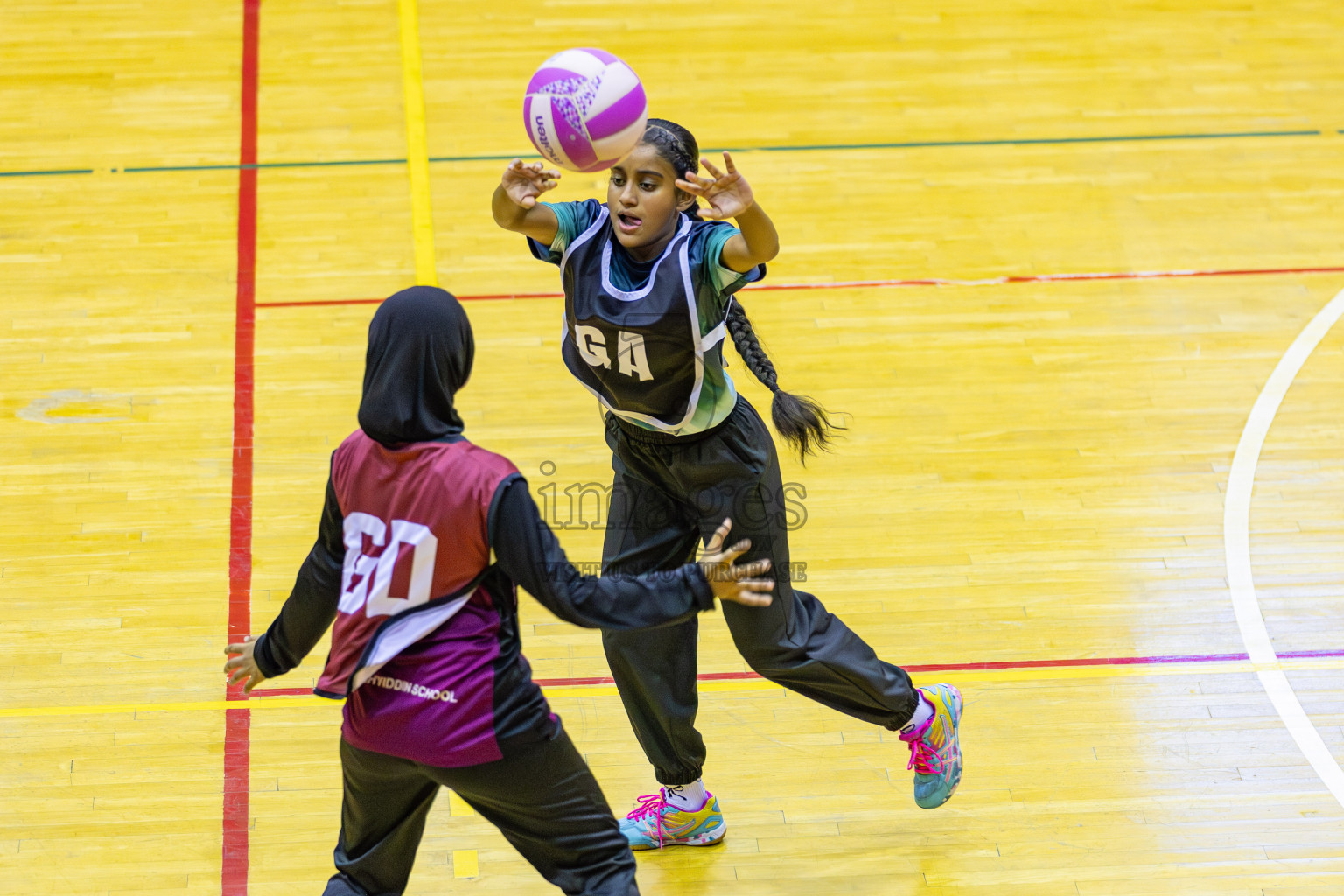 Day 3 of Inter-School Netball Tournament 2025 was held in Social Center Indoor Hall on Monday, 20th October 2025. Photos: Areef Adam / images.mv