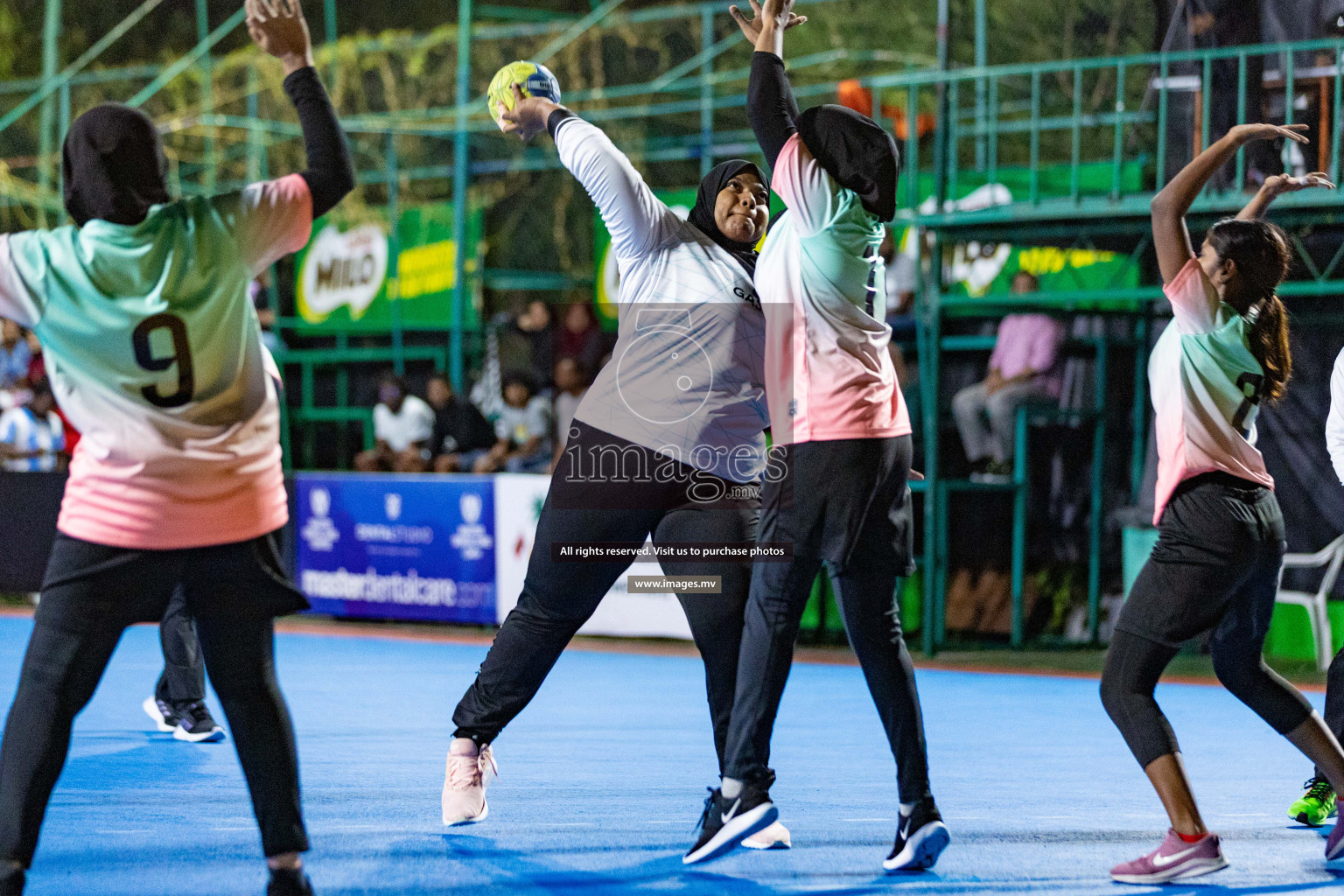 Day 4 of 7th Inter-Office/Company Handball Tournament 2023, held in Handball ground, Male', Maldives on Monday, 18th September 2023 Photos: Nausham Waheed/ Images.mv