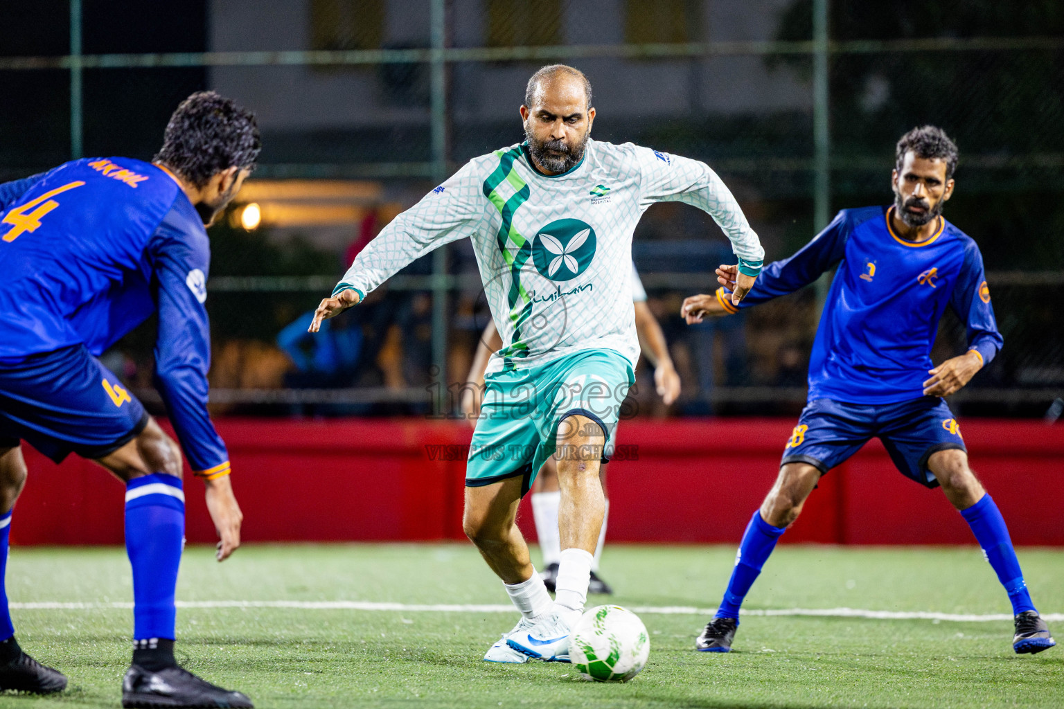 Dharumavantha vs Customs RC in Day 13 of Office League 2025 was held on Monday, 28th April 2025 in Hulhumale', Maldives. Photos: Nausham Waheed / images.mv