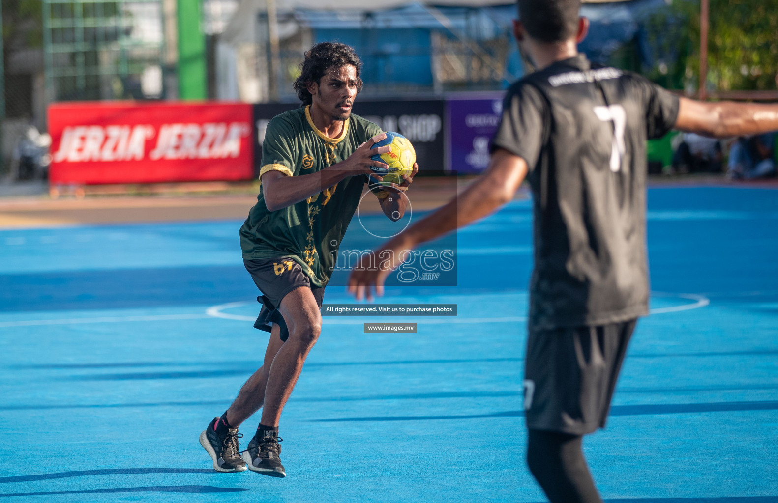 Day 5 of 6th MILO Handball Maldives Championship 2023, held in Handball ground, Male', Maldives on Friday, 24th May 2023 Photos: Shuu Abdul Sattar/ Images.mv