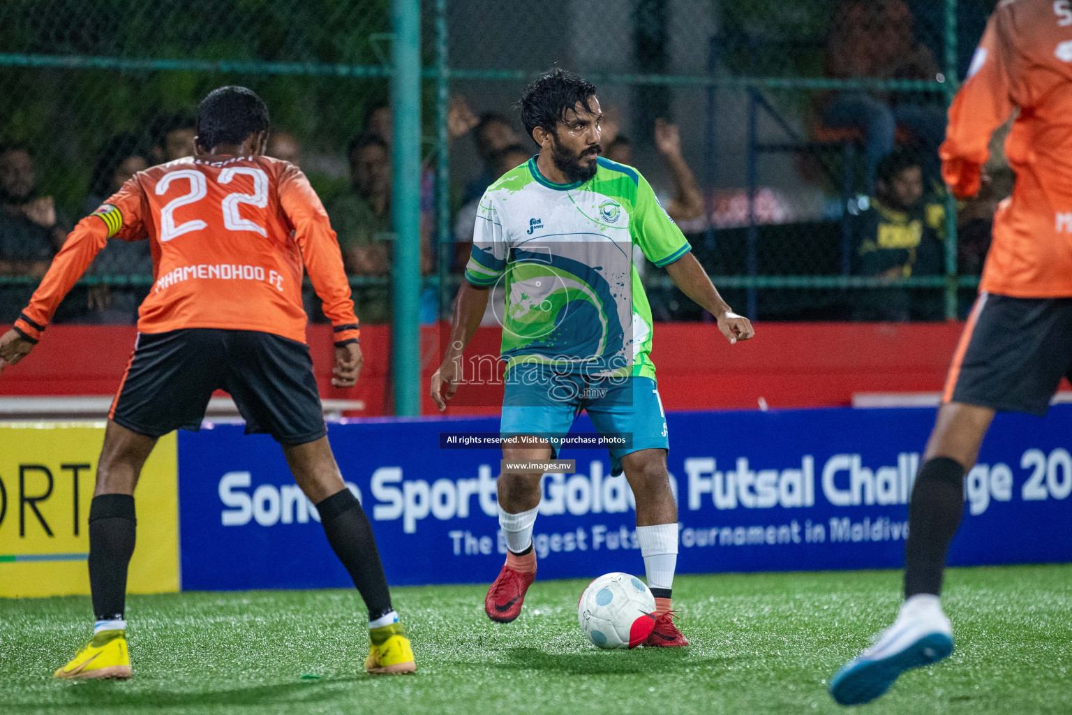 GA. Vilingili vs GA. Maamendhoo in Day 2 of Golden Futsal Challenge 2023 on 06 February 2023 in Hulhumale, Male, Maldives