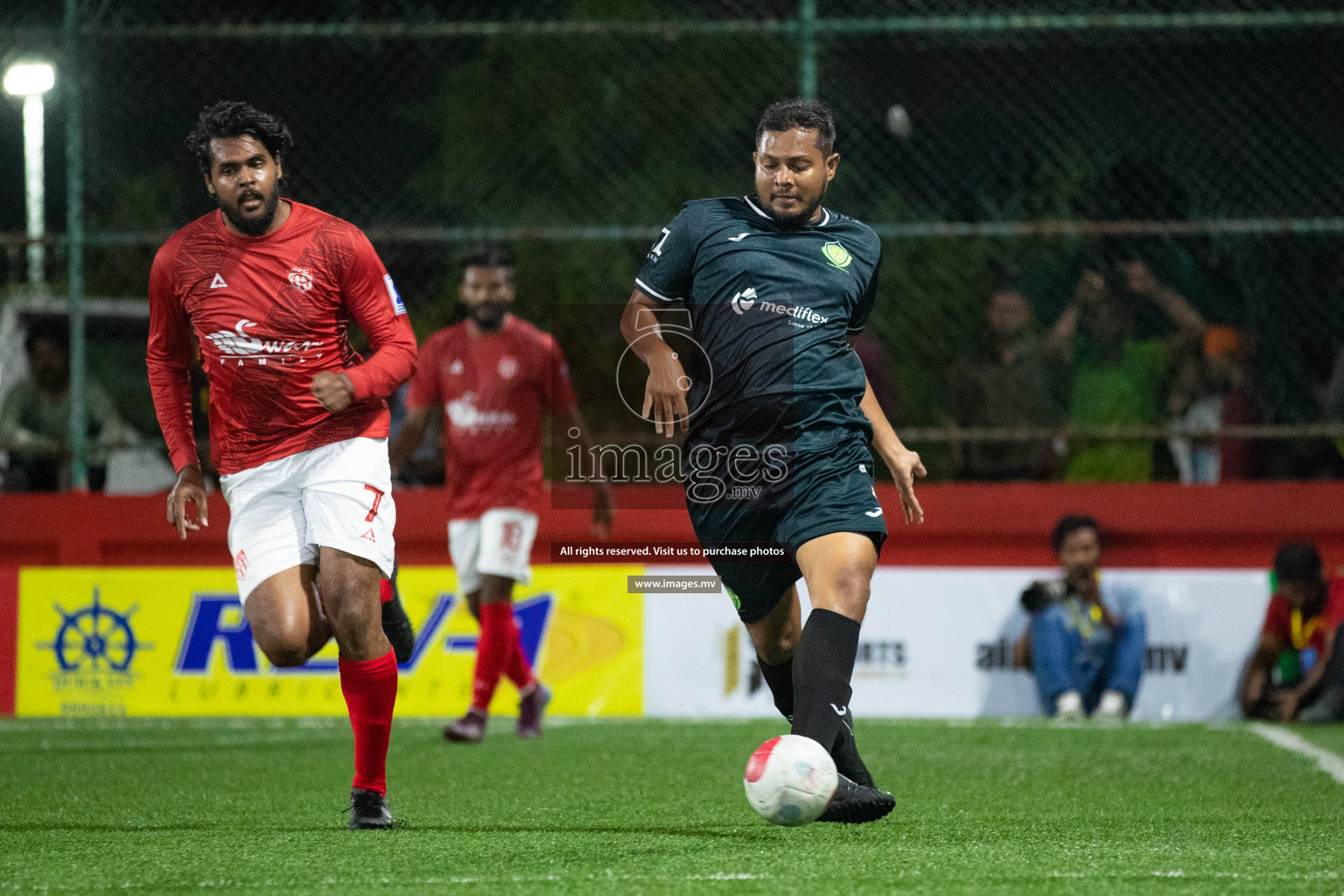 takandhoo vs HA. Muraidhoo in Day 3 of Golden Futsal Challenge 2023 on 07 February 2023 in Hulhumale, Male, Maldives