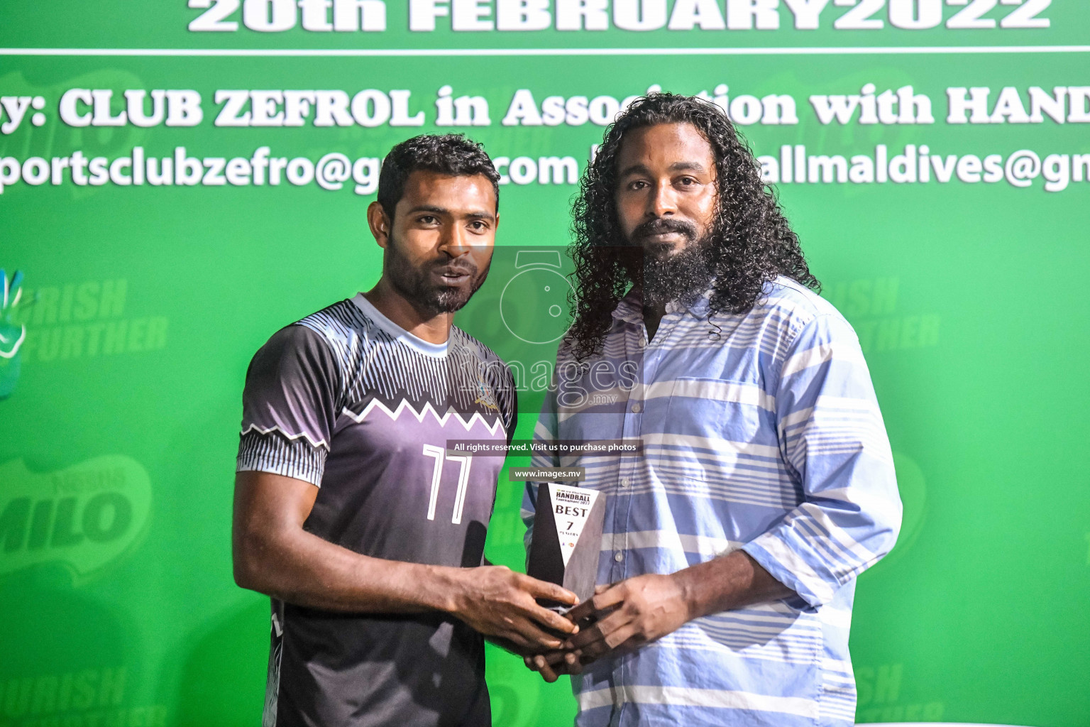 Final of Milo 6th Inter Office Handball Tournament 2022 - Photos by Nausham Waheed