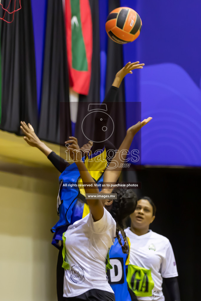 Club Green Streets vs KYRS in the Milo National Netball Tournament 2022 on 21 July 2022, held in Social Center, Male', Maldives. Photographer: Shuu / Images.mv