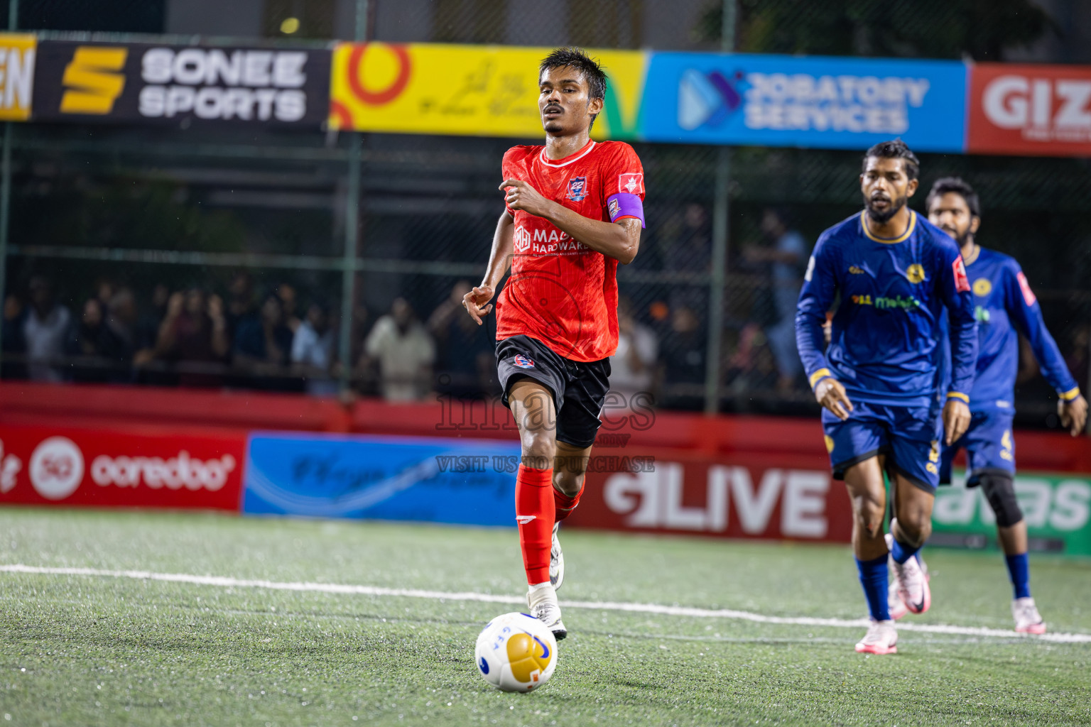 HA Hoarafushi vs HA Maarandhoo in Day 9 of Golden Futsal Challenge 2025 was held on Monday, 13th January 2025, in Hulhumale', Maldives
Photos: Ismail Thoriq / images.mv