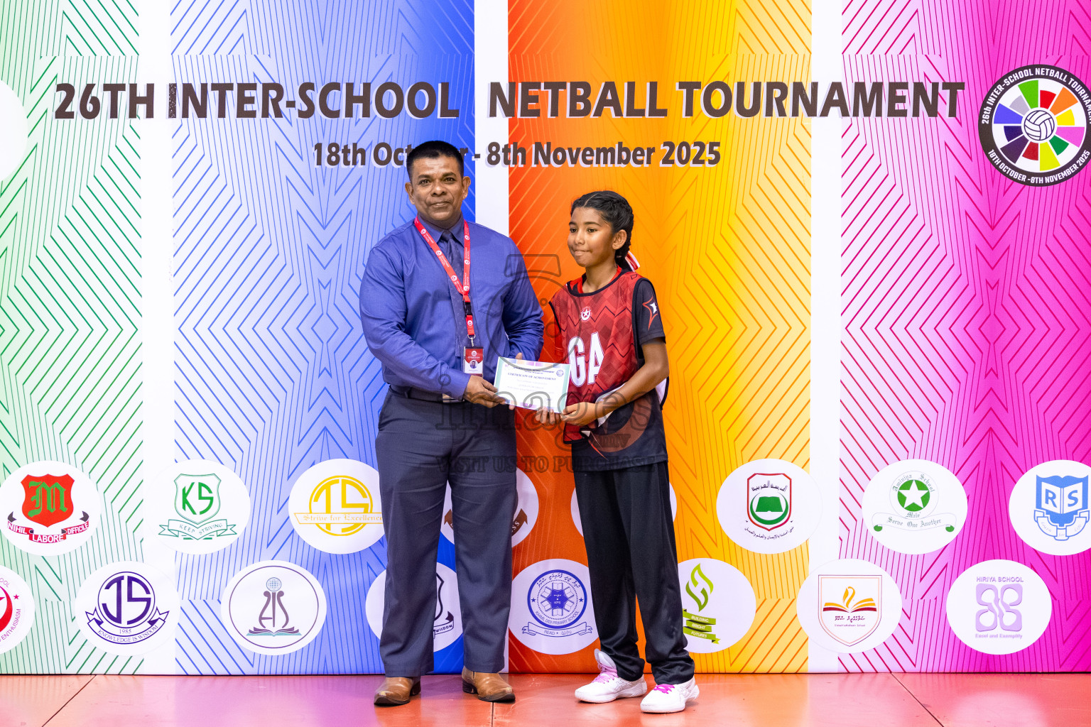 Day 15 of 26th Inter-School Netball Tournament 2025 was held in Social Center Indoor Hall on Wednesday, 5th November 2025. Photos: Mohamed Mahfooz Moosa, Raaif Yoosuf / images.mv