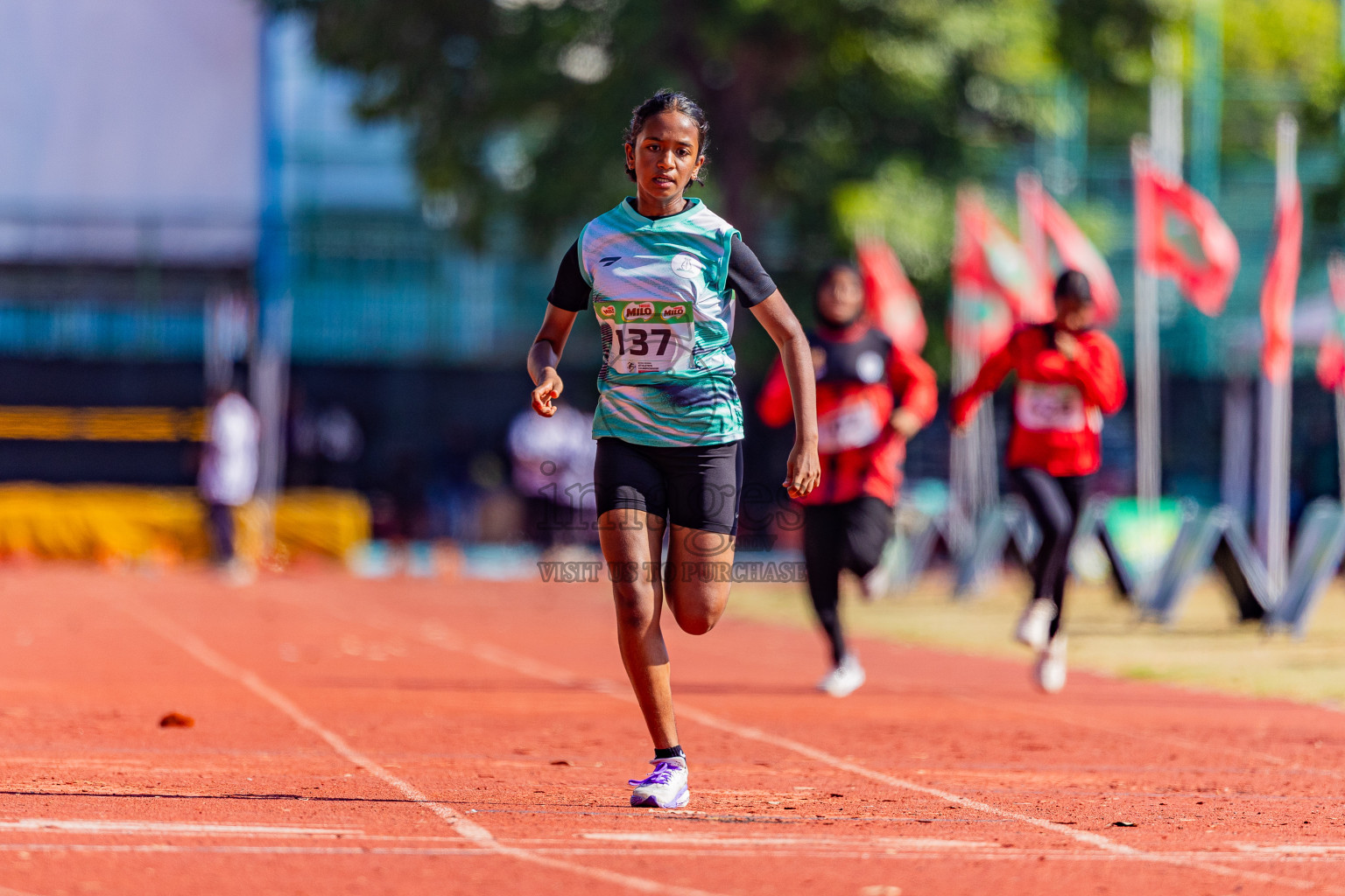 Day 1 of Inter-school Athletics Championship 2025 held in Ekuveni Synthetic Track, Male', Maldives on Monday, 06th October 2025. Photos by: Areef Adam  / Images.mv