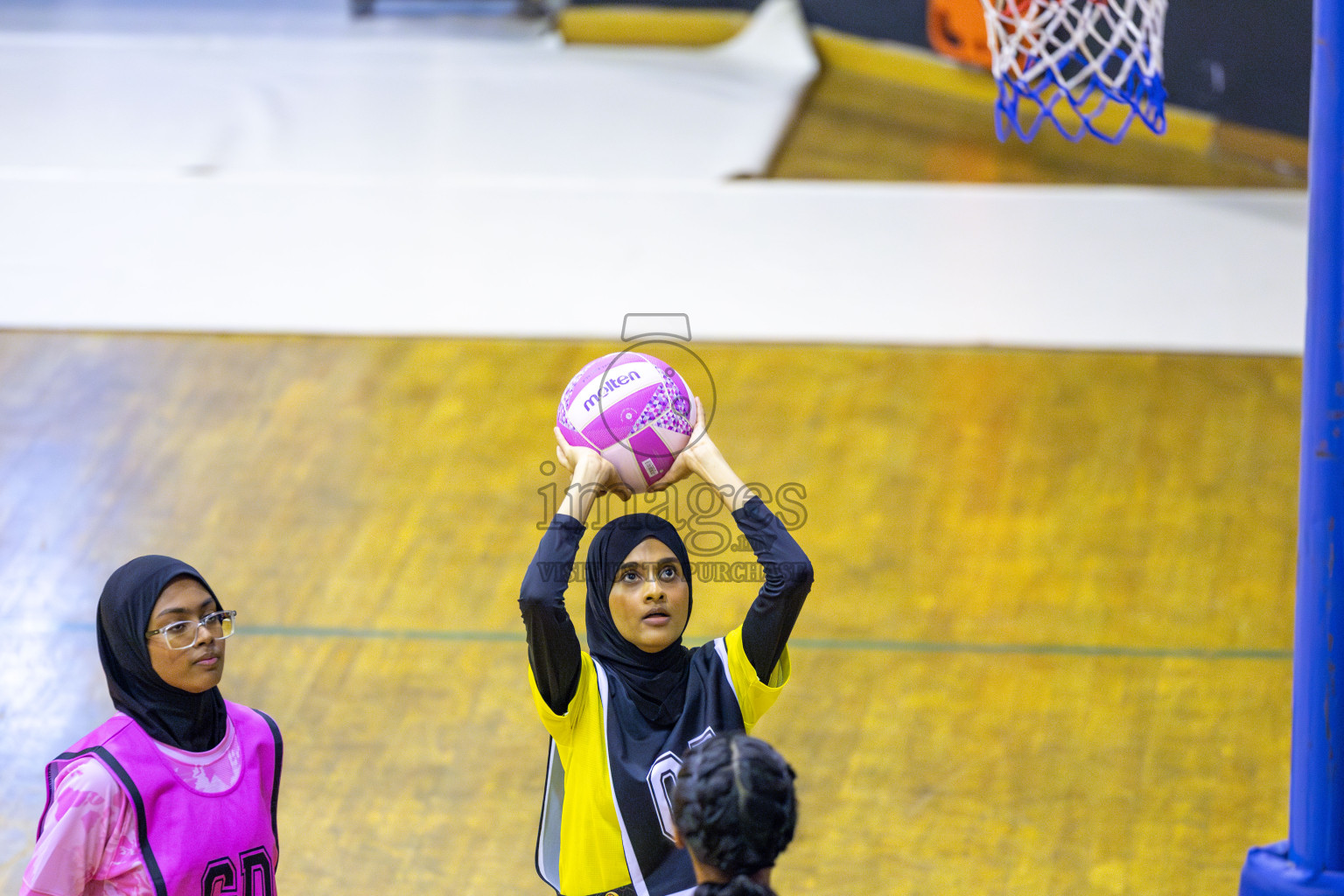 KYRC vs Xenith SC in Day 6 of 24th Milo Netball Association Championship held in Social Center at Male', Maldives on Saturday, 6th September 2025. Photos: Yasna Ahmed / images.mv