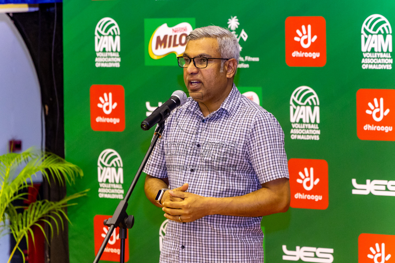 Finals of Interschool Volleyball Tournament 2024 was held in Social Center at Male', Maldives on Friday, 6th December 2024. Photos: Nausham Waheed / images.mv