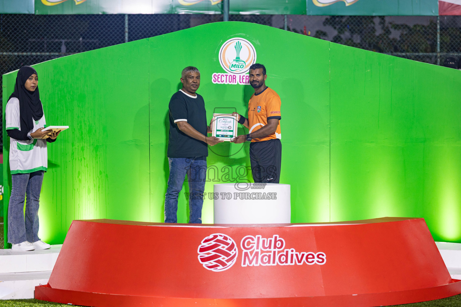 Arena vs Hawks in the Final of Milo Sector League 2025 was held in Rehendhi Futsal Ground, Hulhumale', Maldives on Tuesday, 18th November 2025. Photos: Areef Adam / images.mv