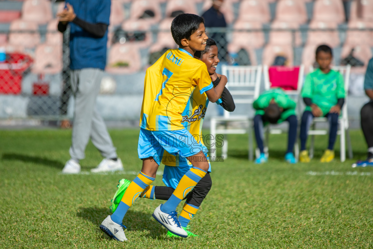 Day 2 of Under 10 MILO Academy Championship 2024 was held at National Stadium in Male', Maldives on Friday, 27th April 2024. Photos: Mohamed Mahfooz Moosa / images.mv