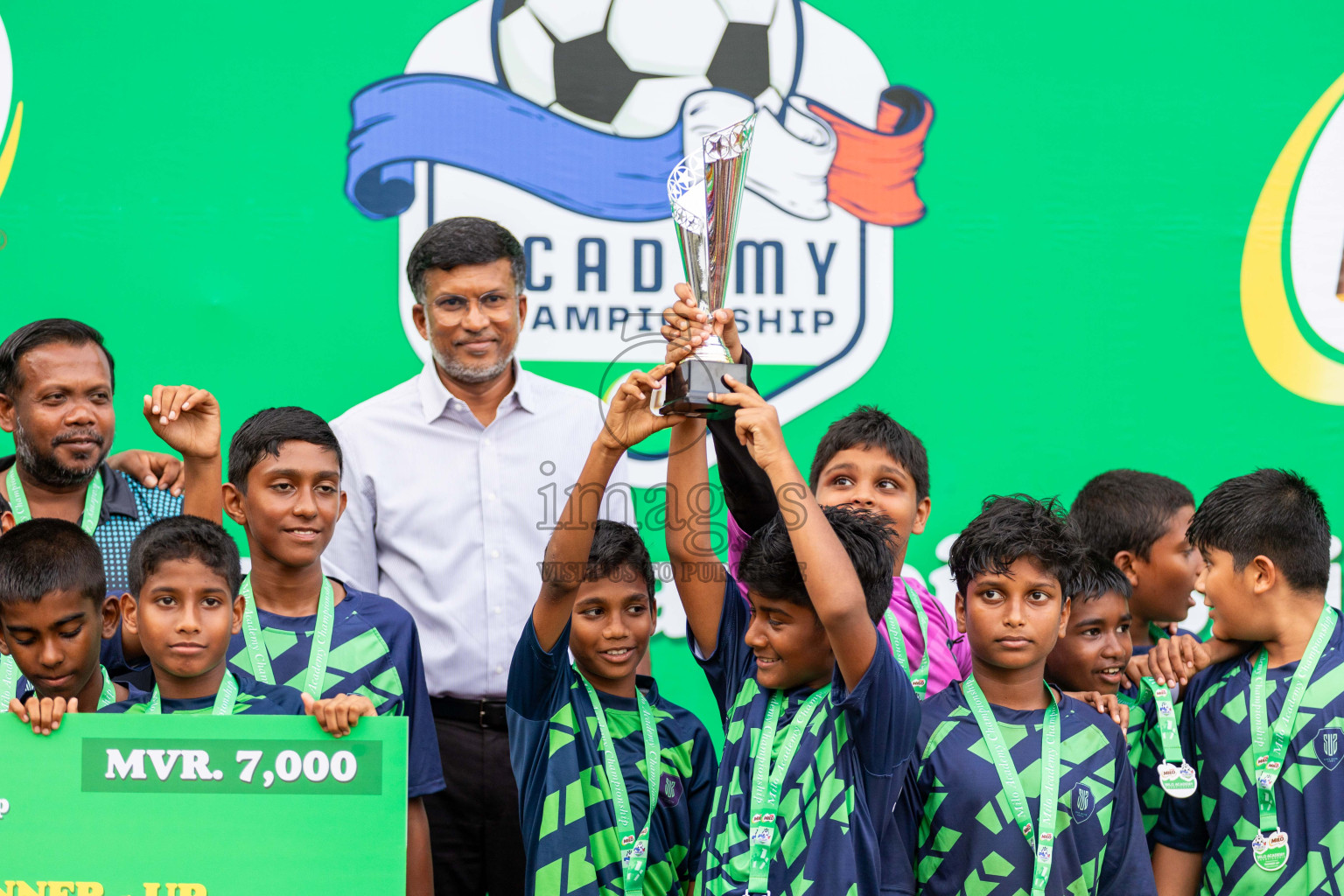 Final Day  of MILO Academy Championship 2024 - U12 was held at Henveiru Grounds in Male', Maldives on Thursday, 7th July 2024. Photos: Shuu Abdul Sattar / images.mv