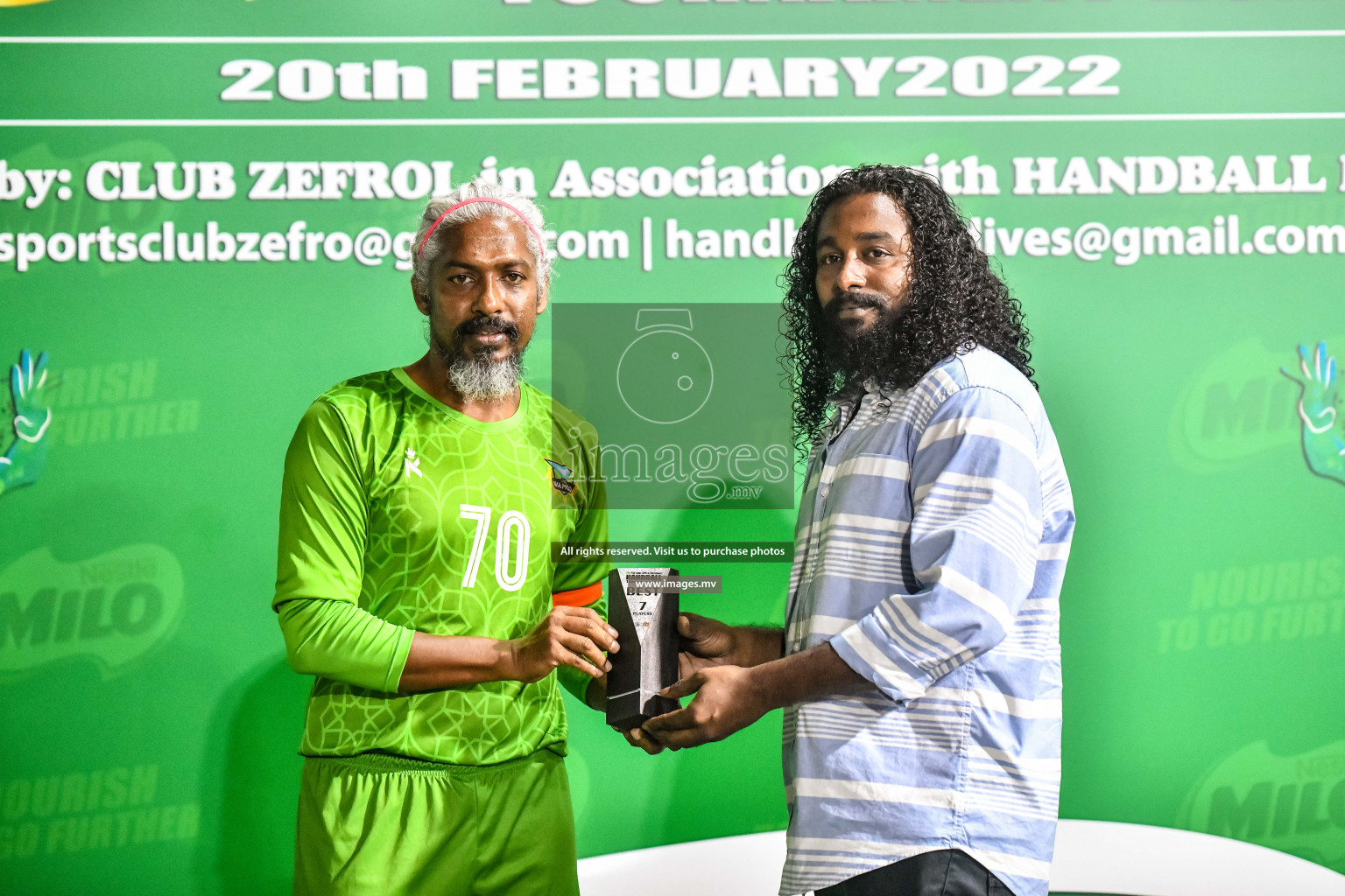 Final of Milo 6th Inter Office Handball Tournament 2022 - Photos by Nausham Waheed