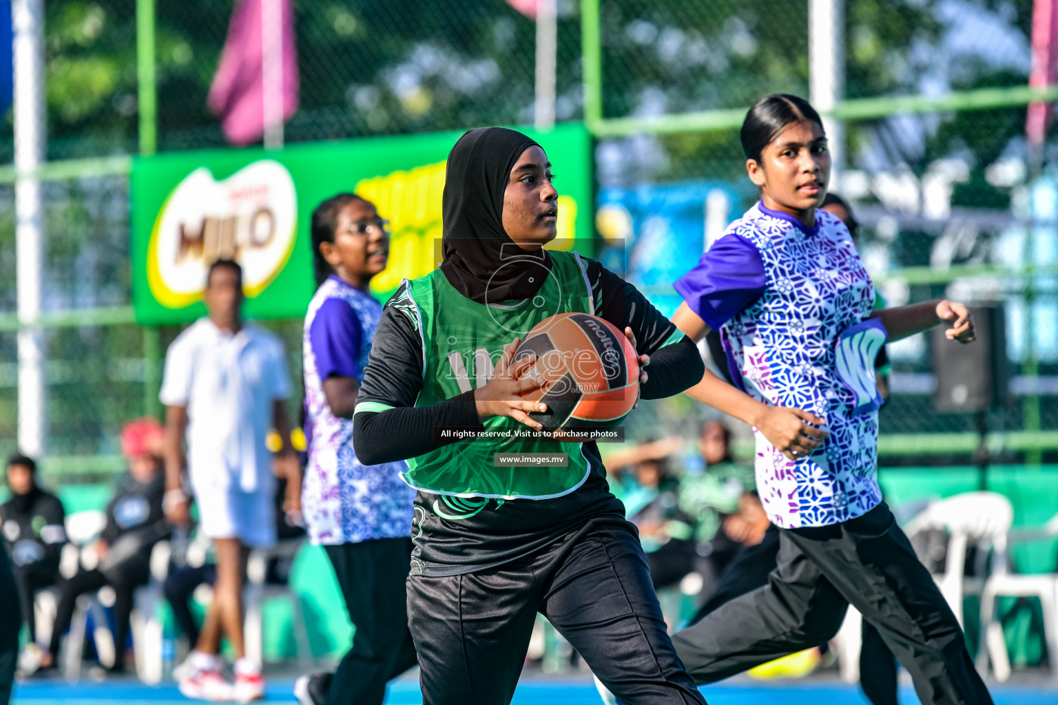 Day 9 of 23rd Inter-School Netball Tournament was held in Male', Maldives on 31st October 2022. Photos: Nausham Waheed / images.mv