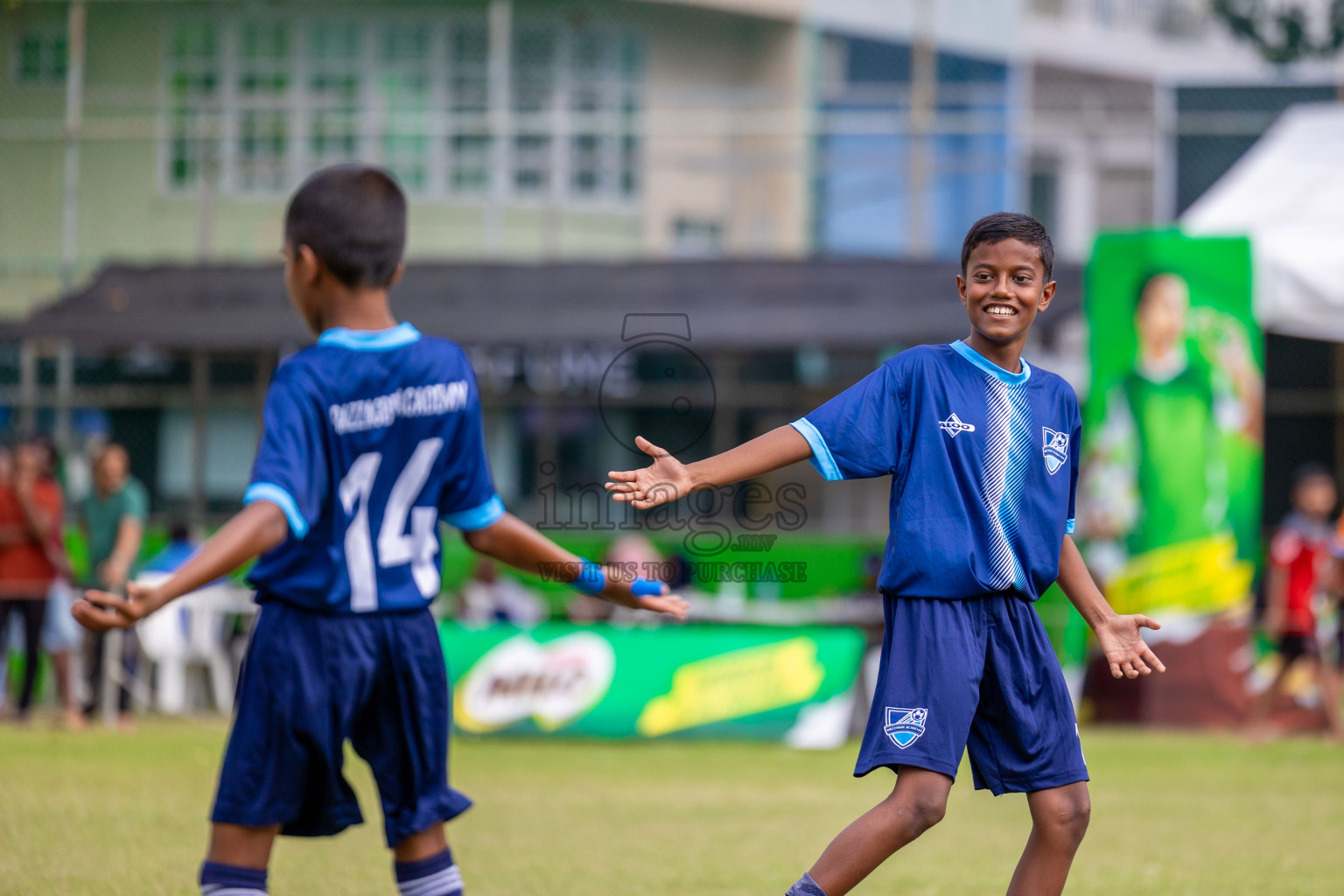 Day 1 of MILO Academy Championship 2024 - U12 was held at Henveiru Grounds in Male', Maldives on Thursday, 4th July 2024. Photos: Shuu Abdul Sattar / images.mv