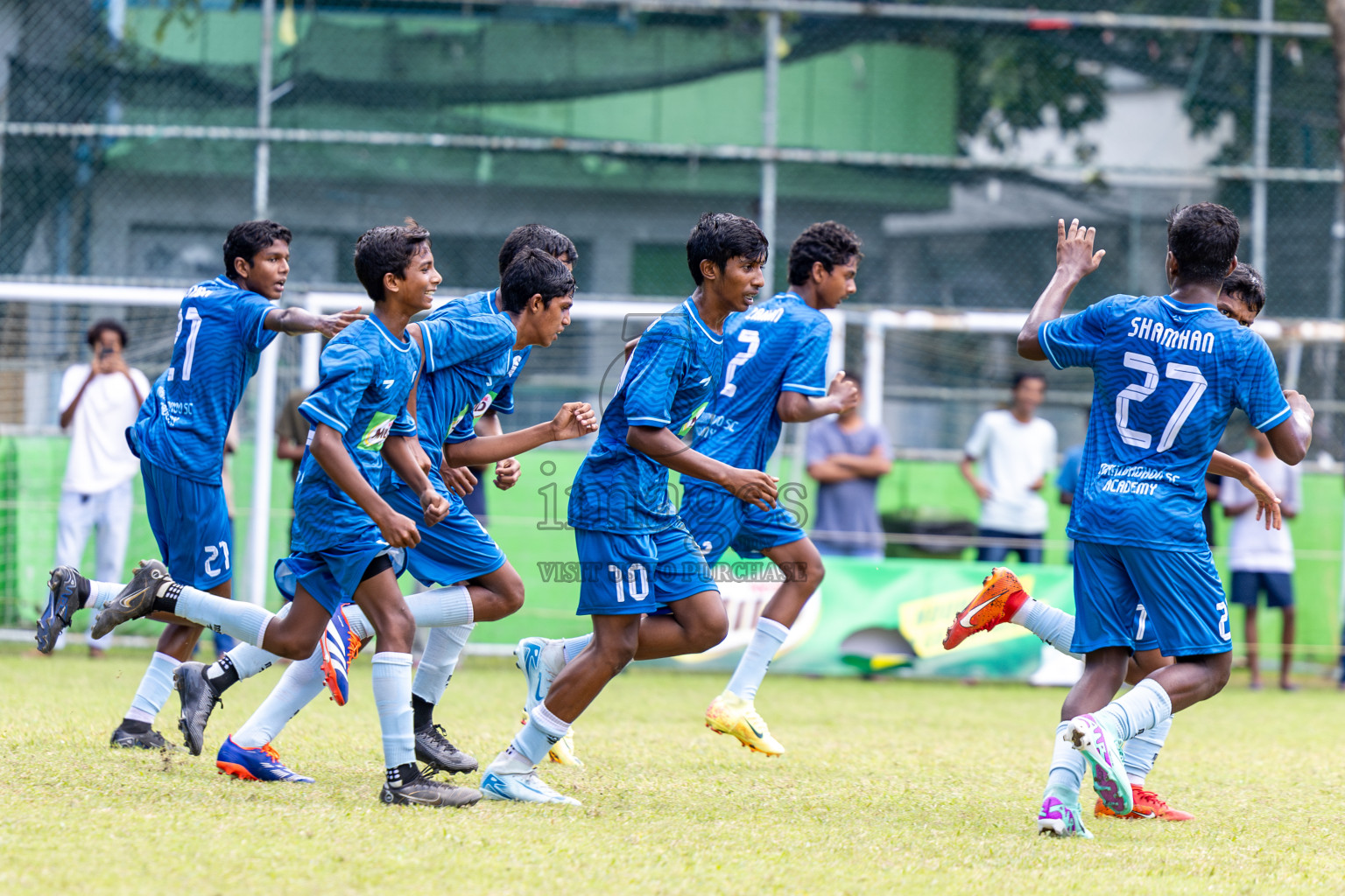 Day 3 of MILO Academy Championship 2024 (U-14) was held in Henveyru Stadium, Male', Maldives on Saturday, 2nd November 2024.
Photos: Hassan Simah / Images.mv