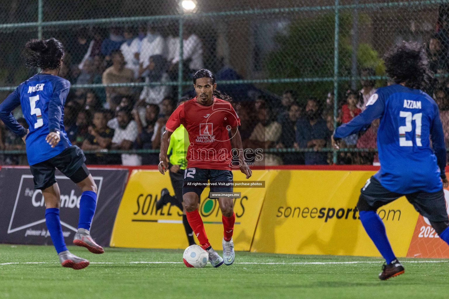 Team Fenaka vs United BML in Club Maldives Cup 2022 was held in Hulhumale', Maldives on Sunday, 9th October 2022. Photos: Ismail Thoriq / images.mv