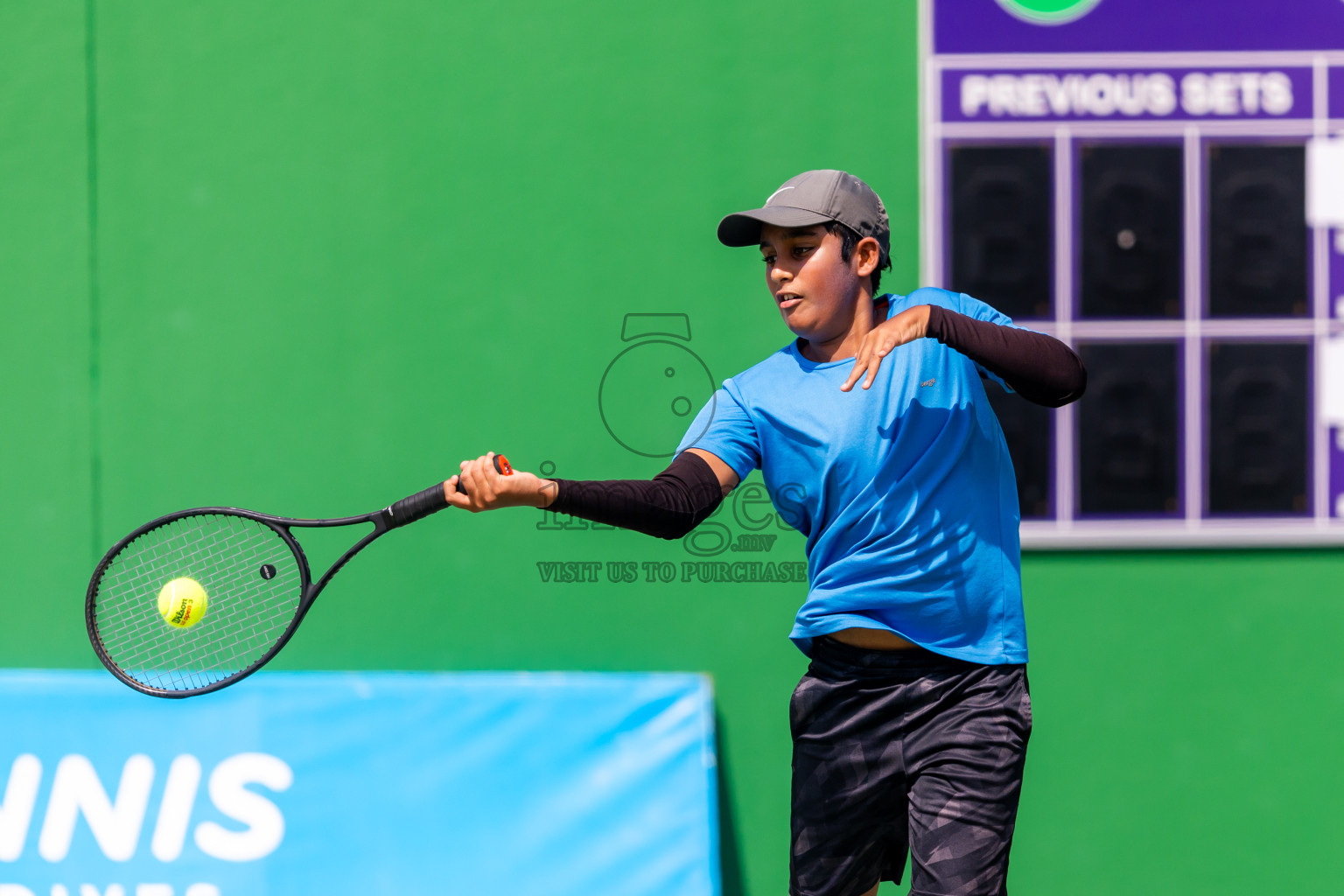 Day 2 of ATF Maldives Junior Open Tennis was held in Male' Tennis Court, Male', Maldives on Tuesday, 10th December 2024. Photos: Nausham Waheed / images.mv