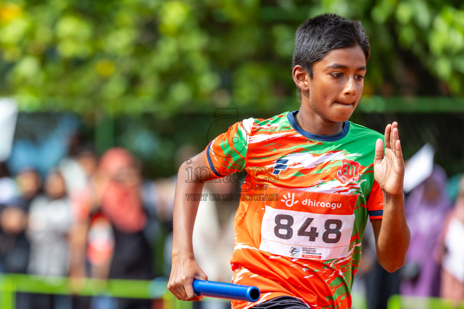 Day 6 of Inter-school Athletics Championship 2025 held in Ekuveni Synthetic Track, Male', Maldives on Sunday, 12th October 2025. Photos by: Ismail Thoriq / Images.mv