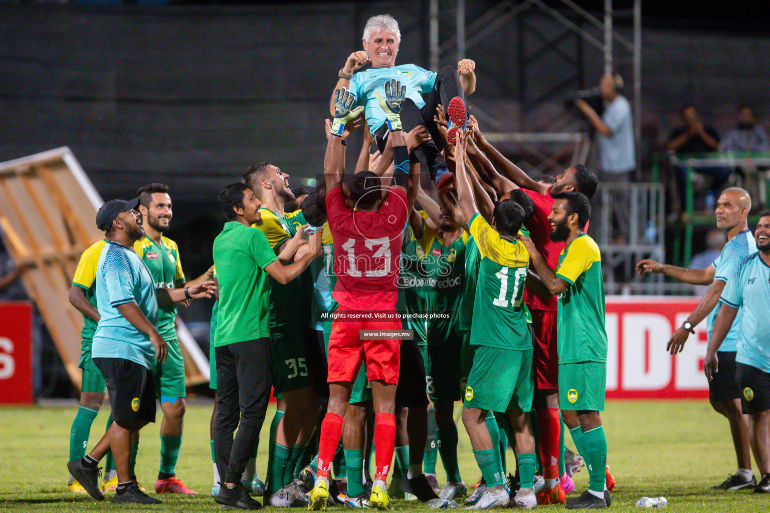 President's Cup 2023 Final - Maziya Sports & Recreation vs Club Eagles, held in National Football Stadium, Male', Maldives  Photos: Mohamed Mahfooz Moosa and Nausham Waheed/ Images.mv