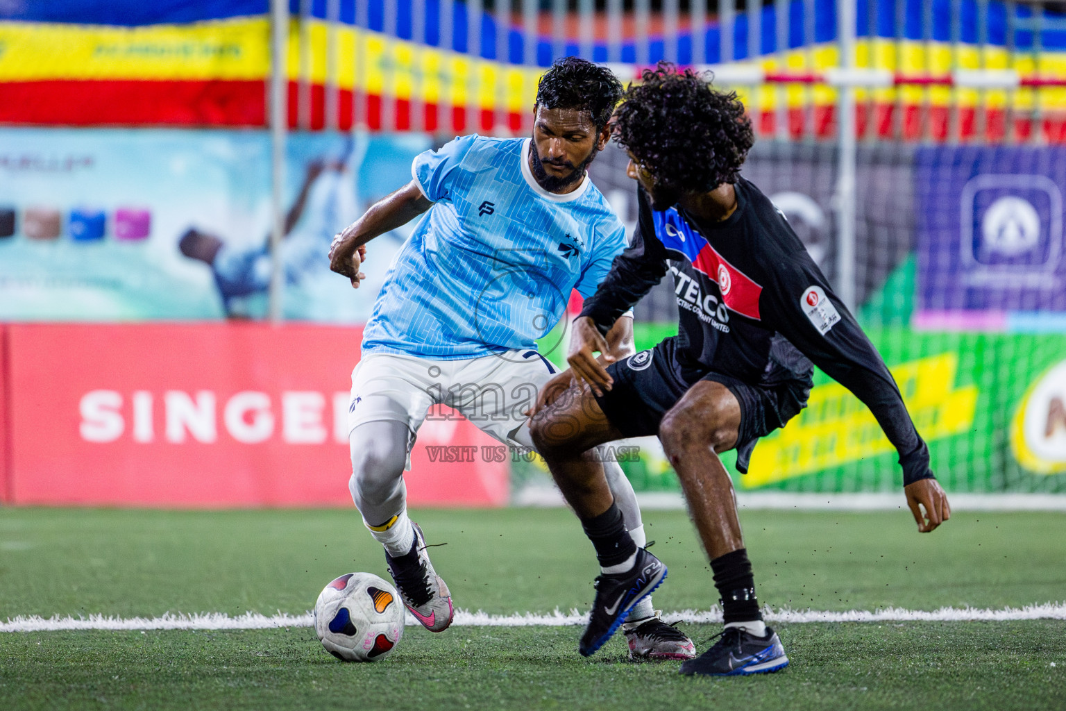 TEAM MACL vs STELCO RC in Quarter Finals of Club Maldives Cup 2024 held in Rehendi Futsal Ground, Hulhumale', Maldives on Wednesday, 9th October 2024. Photos: Nausham Waheed / images.mv