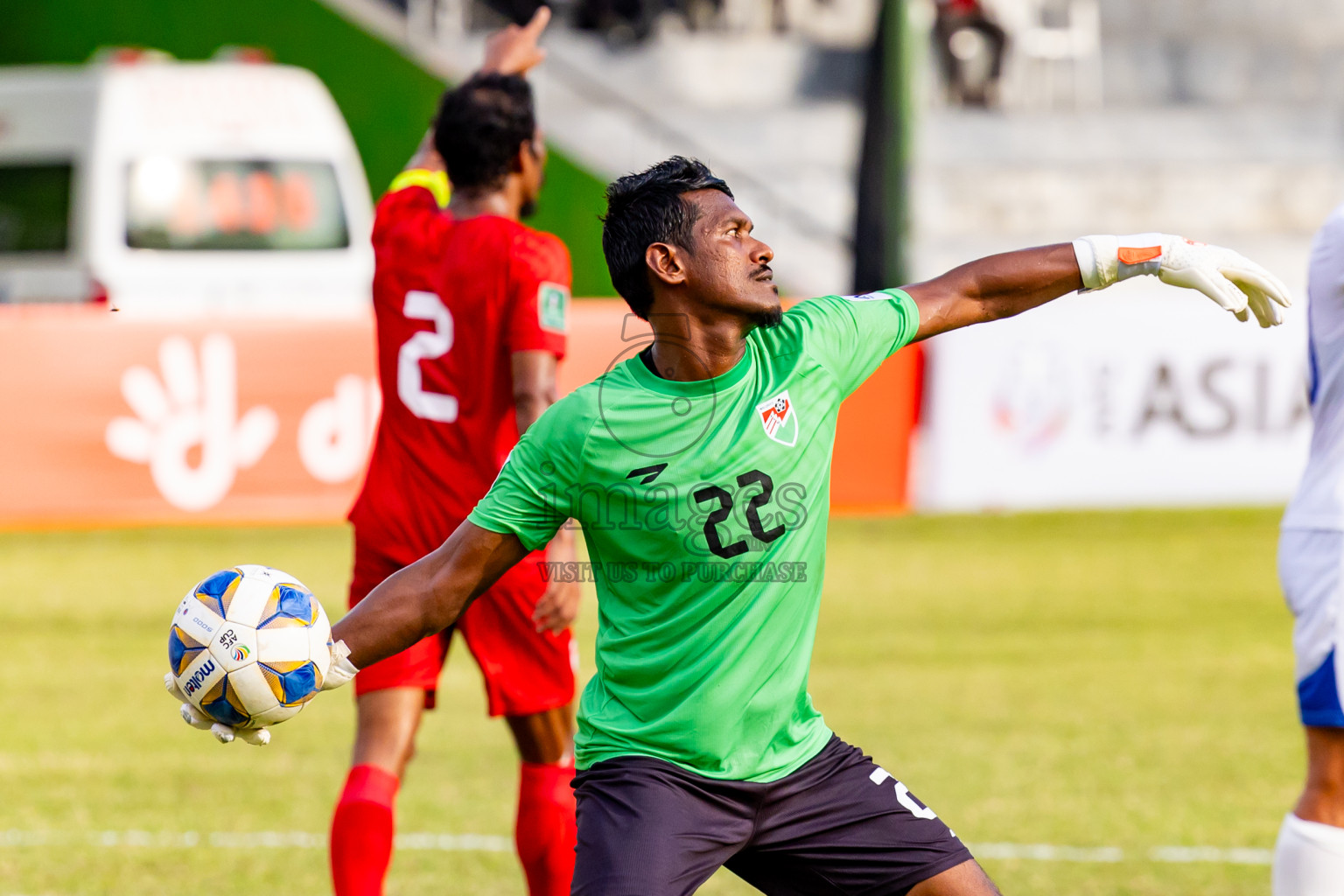 Maldives vs Philippines in AFC Asian Cup Qualifies held in National Football Stadium, Male', Maldives on Tuesday, 18th November 2025. Photos: Nausham Waheed / Images.mv
