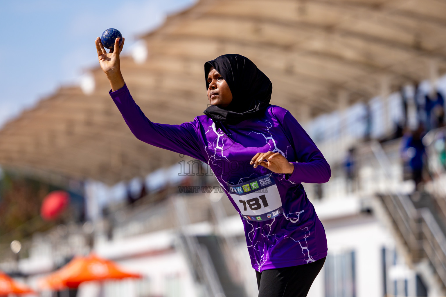 Day 4 of MWSC Interschool Athletics Championships 2024 held in Hulhumale Running Track, Hulhumale, Maldives on Tuesday, 12th November 2024. Photos by: Nausham Waheed / Images.mv