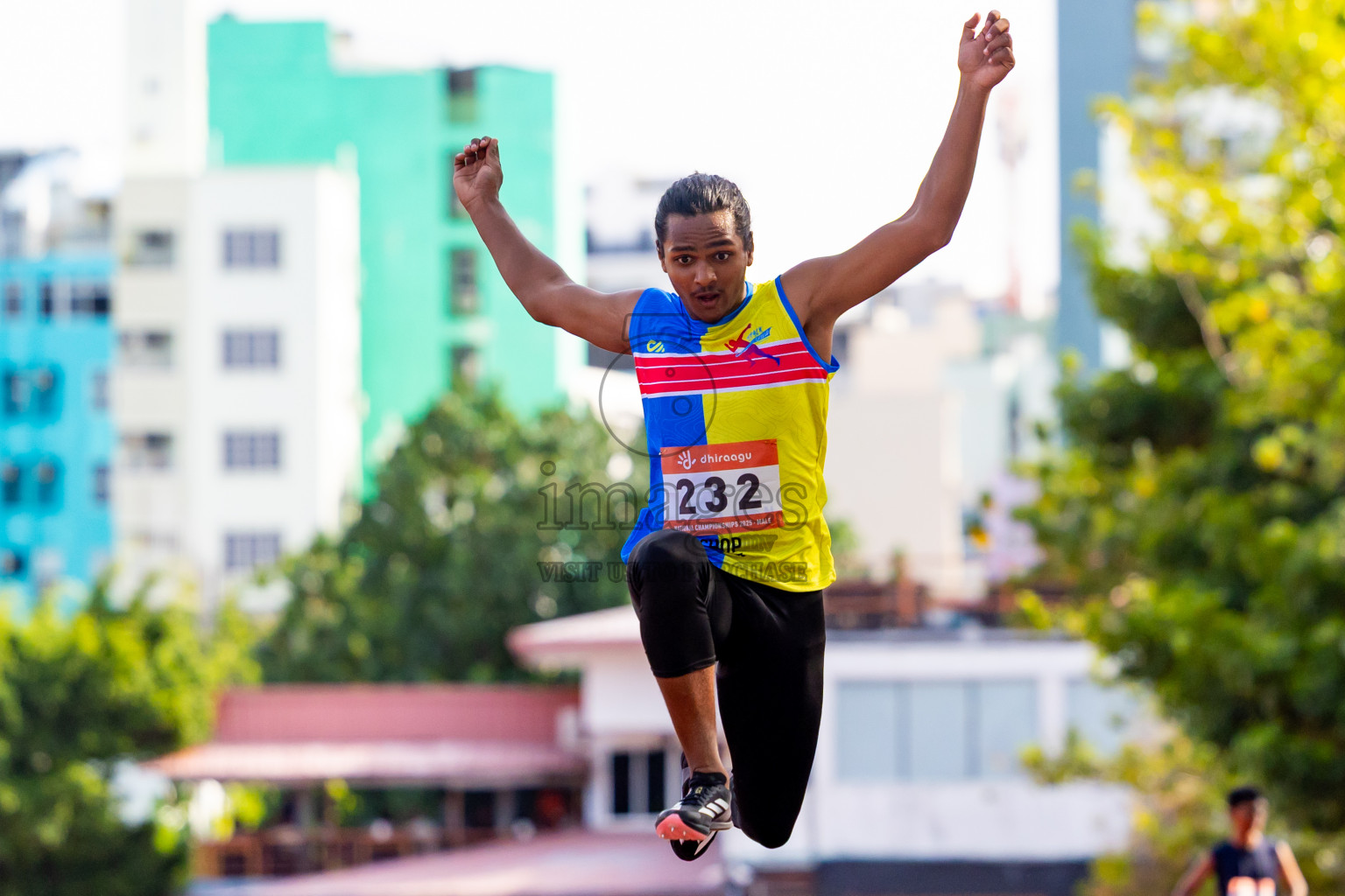 Day 1 of National Athletics Championship 2025 was held at Ekuveni Running Ground in Male', Maldives on Thursday, 14th August 2025. Photos: Nausham Waheed / images.mv