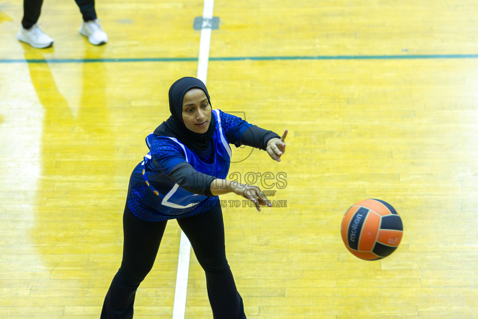 Day 4 of 21st National Netball Tournament was held in Social Canter at Male', Maldives on Saturday, 11th May 2024. Photos: Mohamed Mahfooz Moosa / images.mv