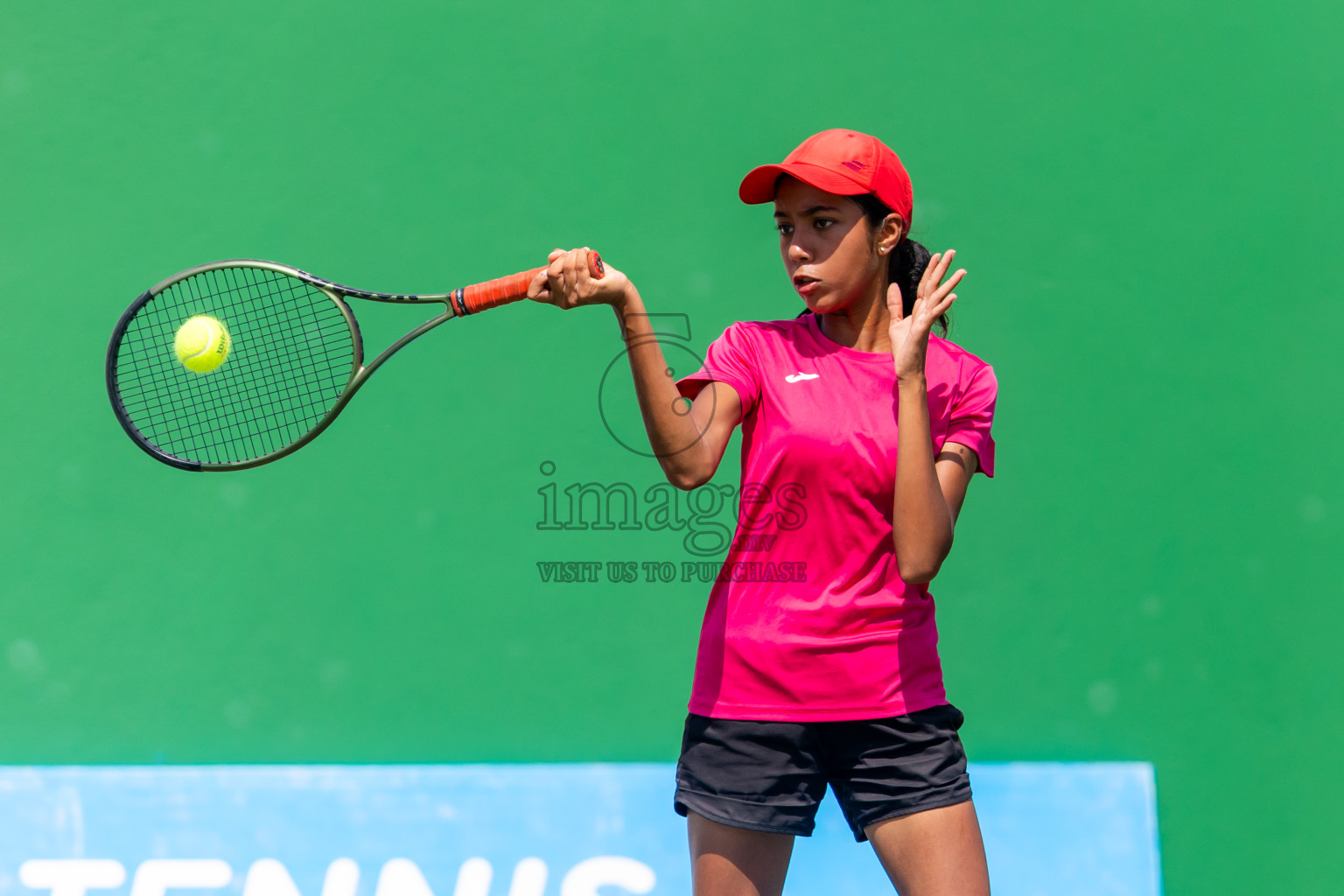 Day 8 of ATF Maldives Junior Open Tennis was held in Male' Tennis Court, Male', Maldives on Thursday, 19th December 2024. Photos: Nausham Waheed/ images.mv