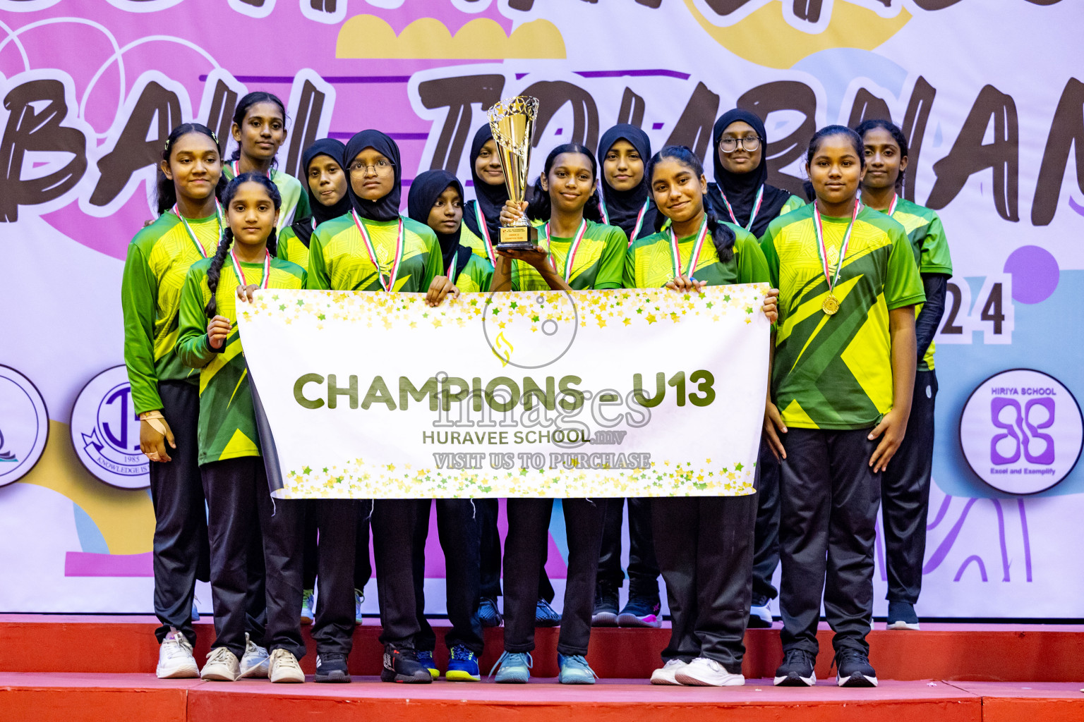 Closing Ceremony of Inter-school Netball Tournament held in Social Center at Male', Maldives on Monday, 26th August 2024. Photos: Hassan Simah / images.mv