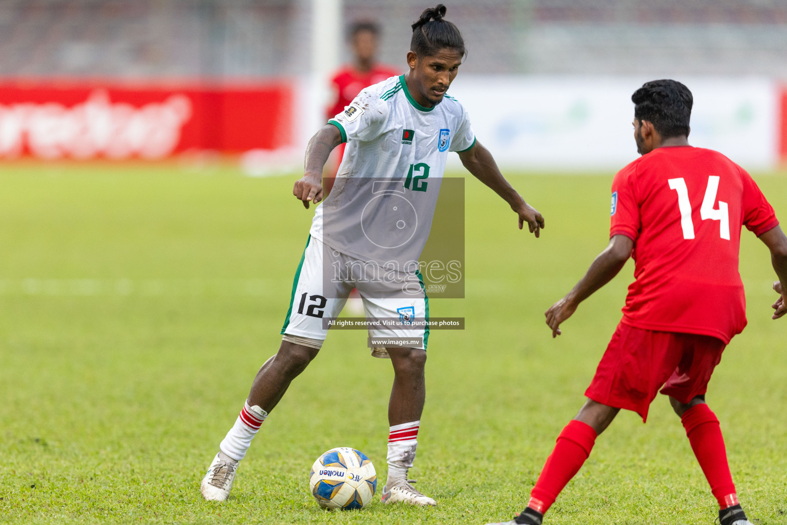 FIFA World Cup 2026 Qualifiers Round 1 home match vs Bangladesh held in the National Stadium, Male, Maldives, on Thursday 12th October 2023. Photos: Nausham Waheed / Images.mv