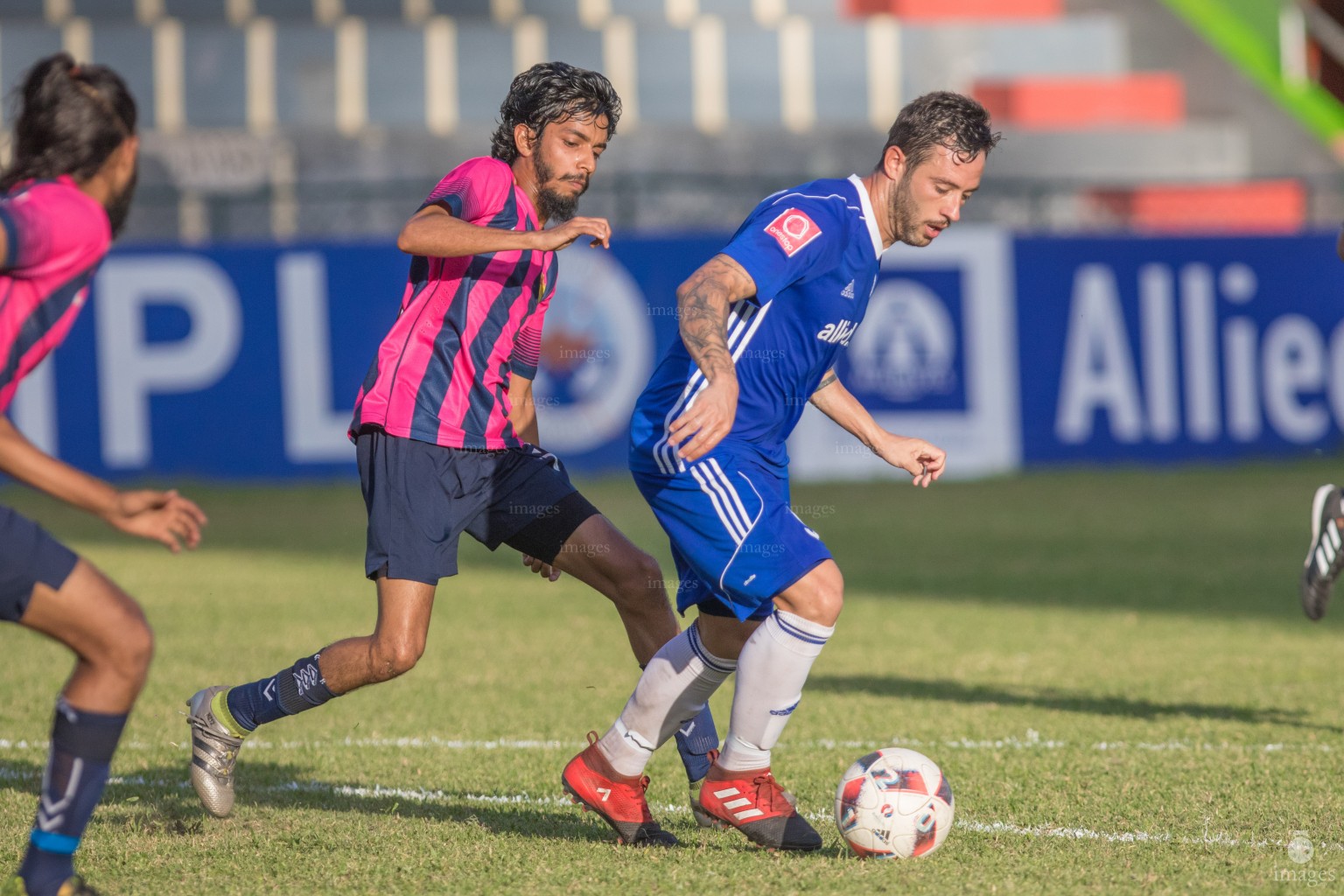 New Radiant Sports Club vs United Victory  in the second round of STO Male League. Male , Maldives. Tuesday 4 July 2017. (Images.mv Photo/ Abdulla Abeedh).