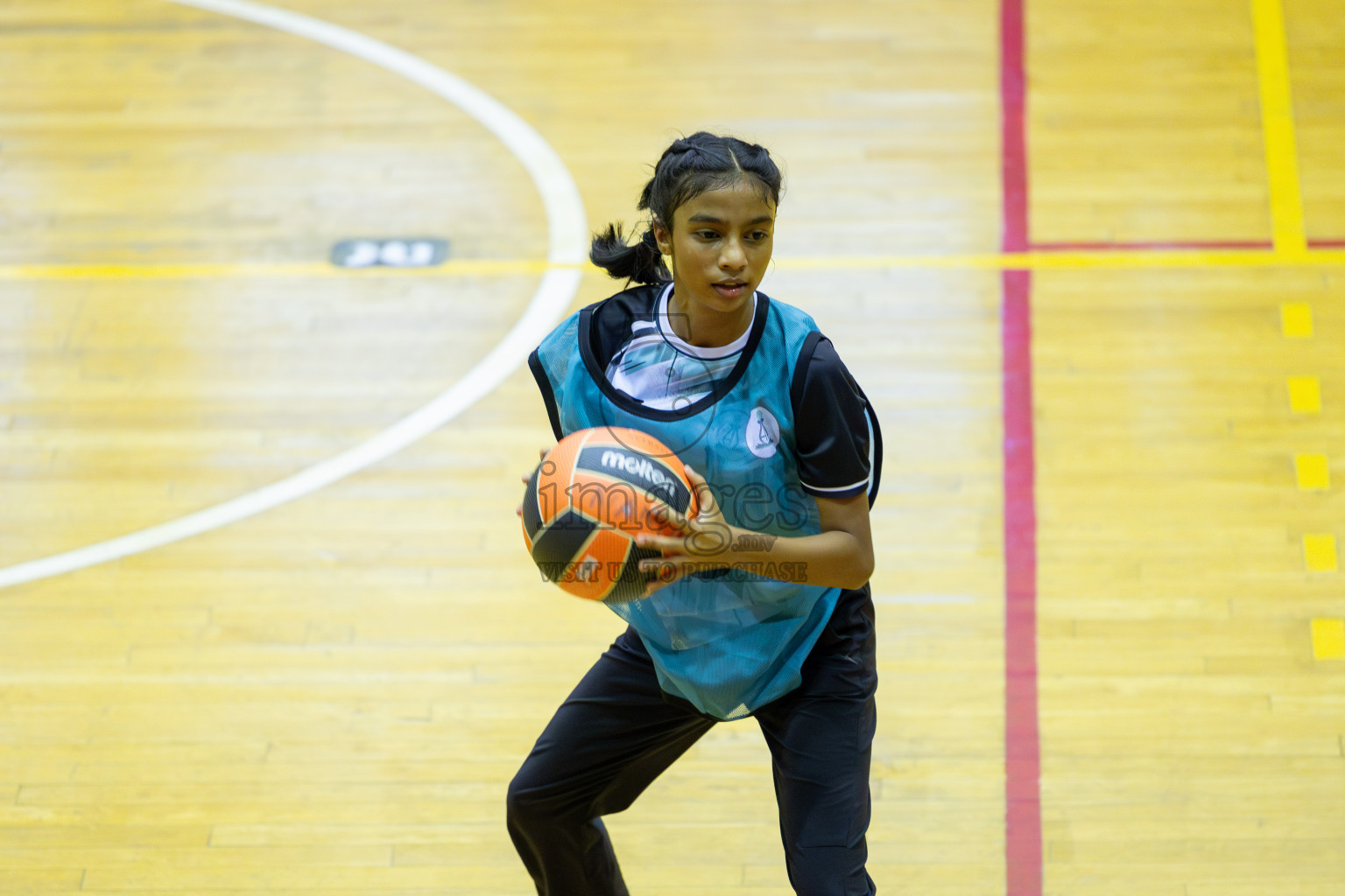 Day 13 of 25th Inter-School Netball Tournament was held in Social Center at Male', Maldives on Saturday, 24th August 2024. Photos: Mohamed Mahfooz Moosa / images.mv