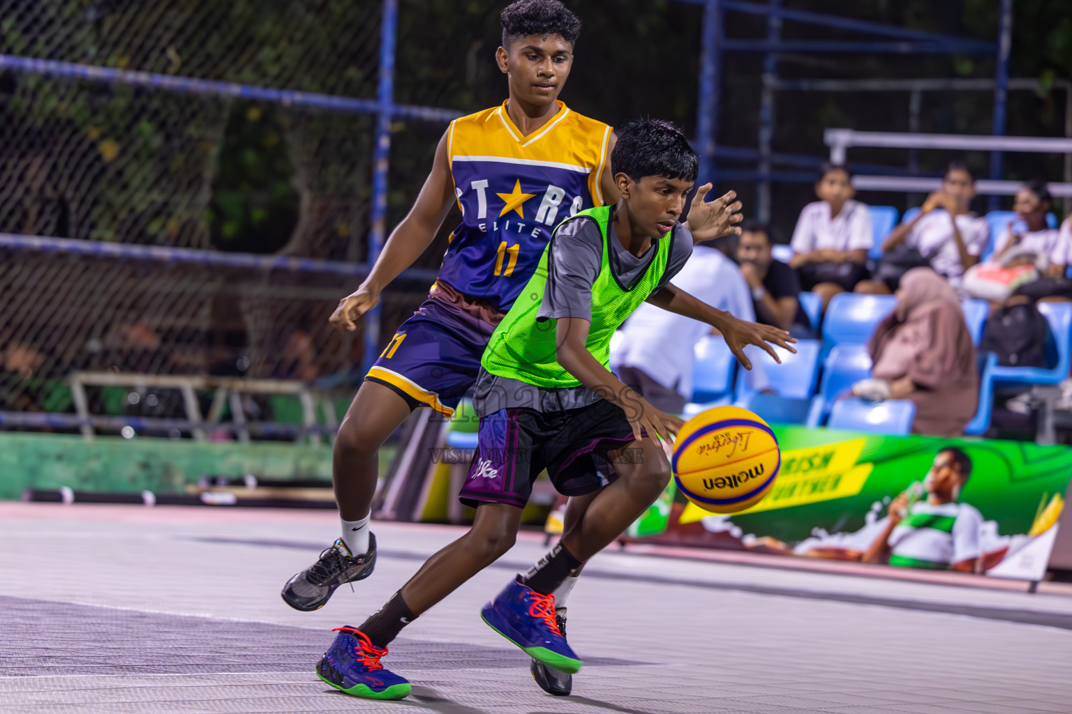 Day 1 of MILO Ramadan 3x3 Challenge 2024 was held in Ekuveni Outdoor Basketball Court at Male', Maldives on Tuesday, 12th March 2024. 
Photos: Ismail Thoriq / images.mv