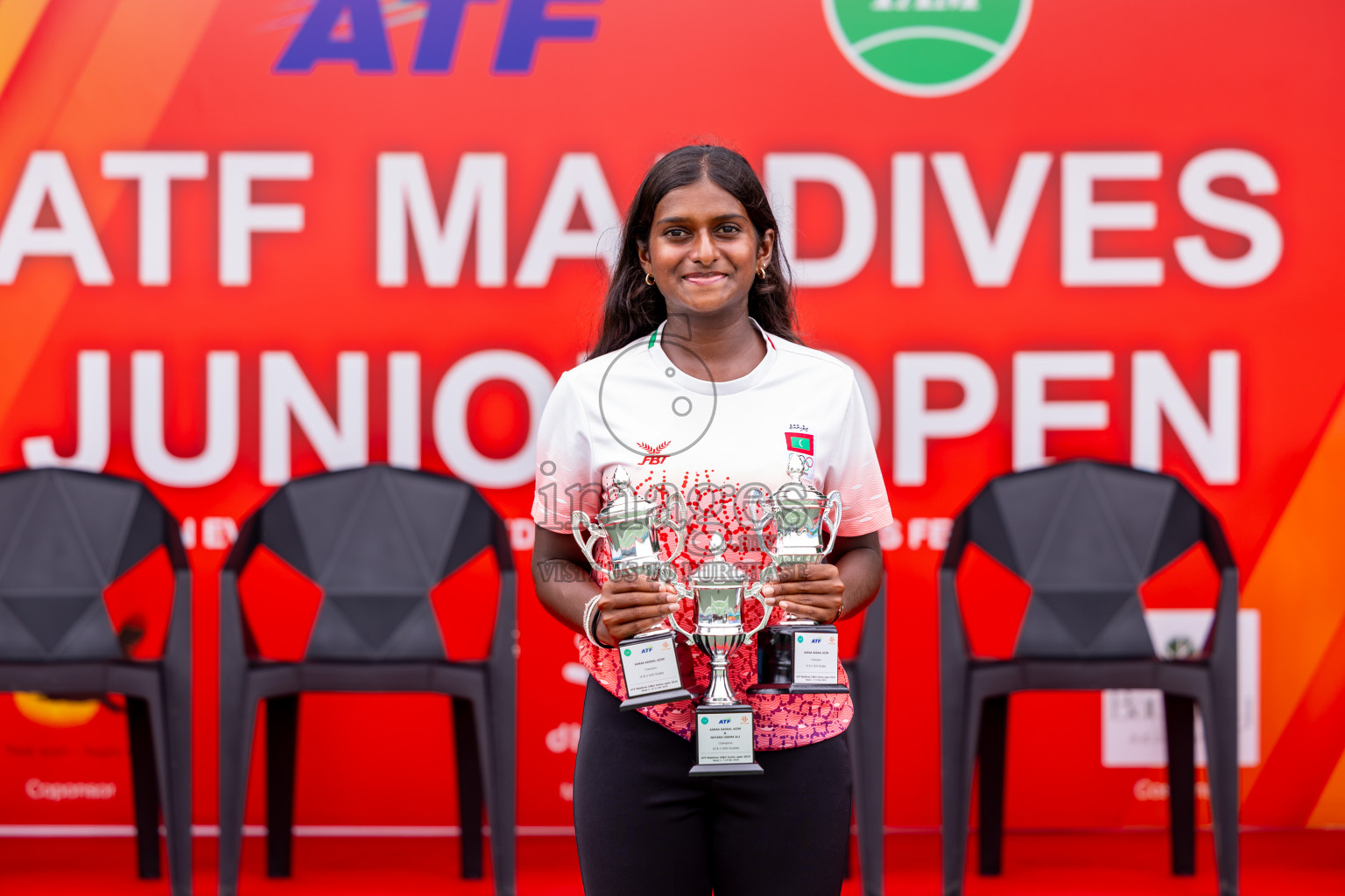 Finals of ATF Maldives Junior Open Tennis was held in Male' Tennis Court, Male', Maldives on Saturday, 21st December 2024. Photos: Nausham Waheed/ images.mv