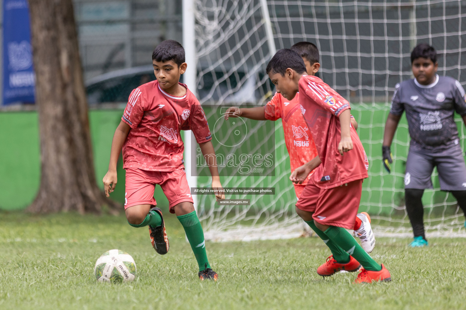 Day 1 of Nestle kids football fiesta, held in Henveyru Football Stadium, Male', Maldives on Wednesday, 11th October 2023 Photos: Shut Abdul Sattar/ Images.mv