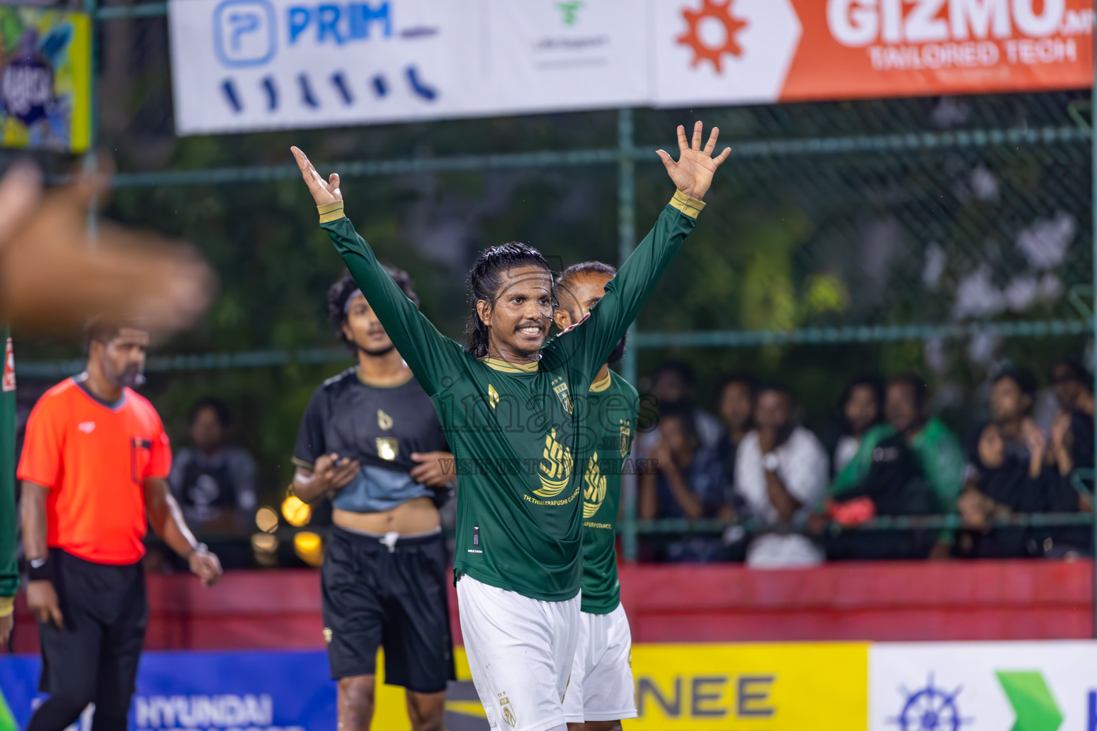 Th Thimarafushi vs HA Utheemu in Round of 16 on Day 40 of Golden Futsal Challenge 2024 which was held on Tuesday, 27th February 2024, in Hulhumale', Maldives Photos: Ismail Thoriq / images.mv