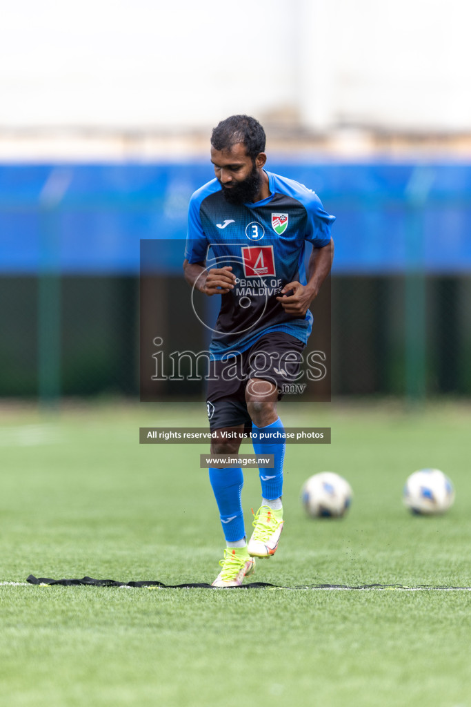 Maldives and Bangladesh Practice Sessions on 23 June 2023 before their match in Bangabandhu SAFF Championship 2023 held in Bengaluru Football Tournament