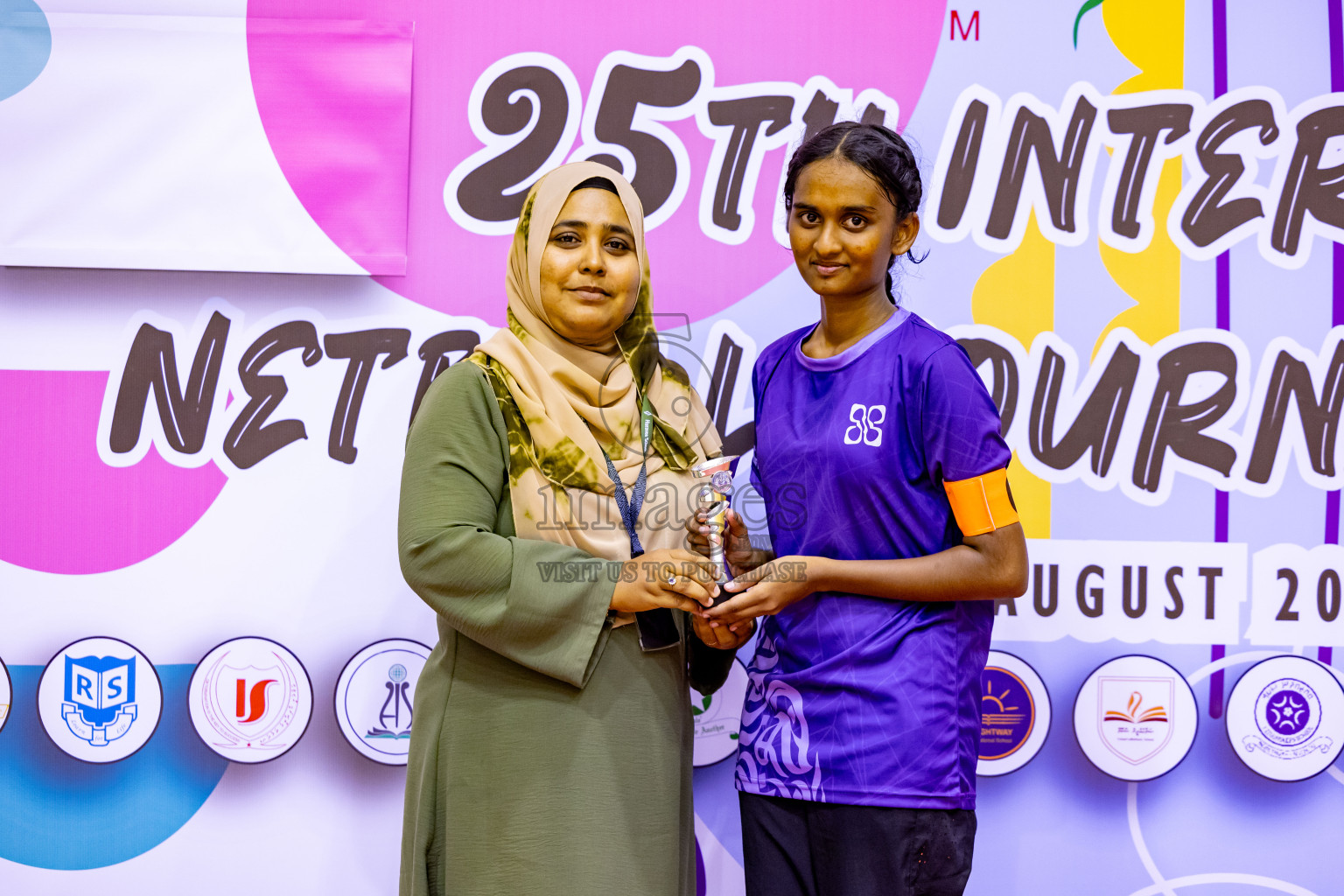 Day 7 of 25th Inter-School Netball Tournament was held in Social Center at Male', Maldives on Saturday, 17th August 2024. Photos: Nausham Waheed / images.mv