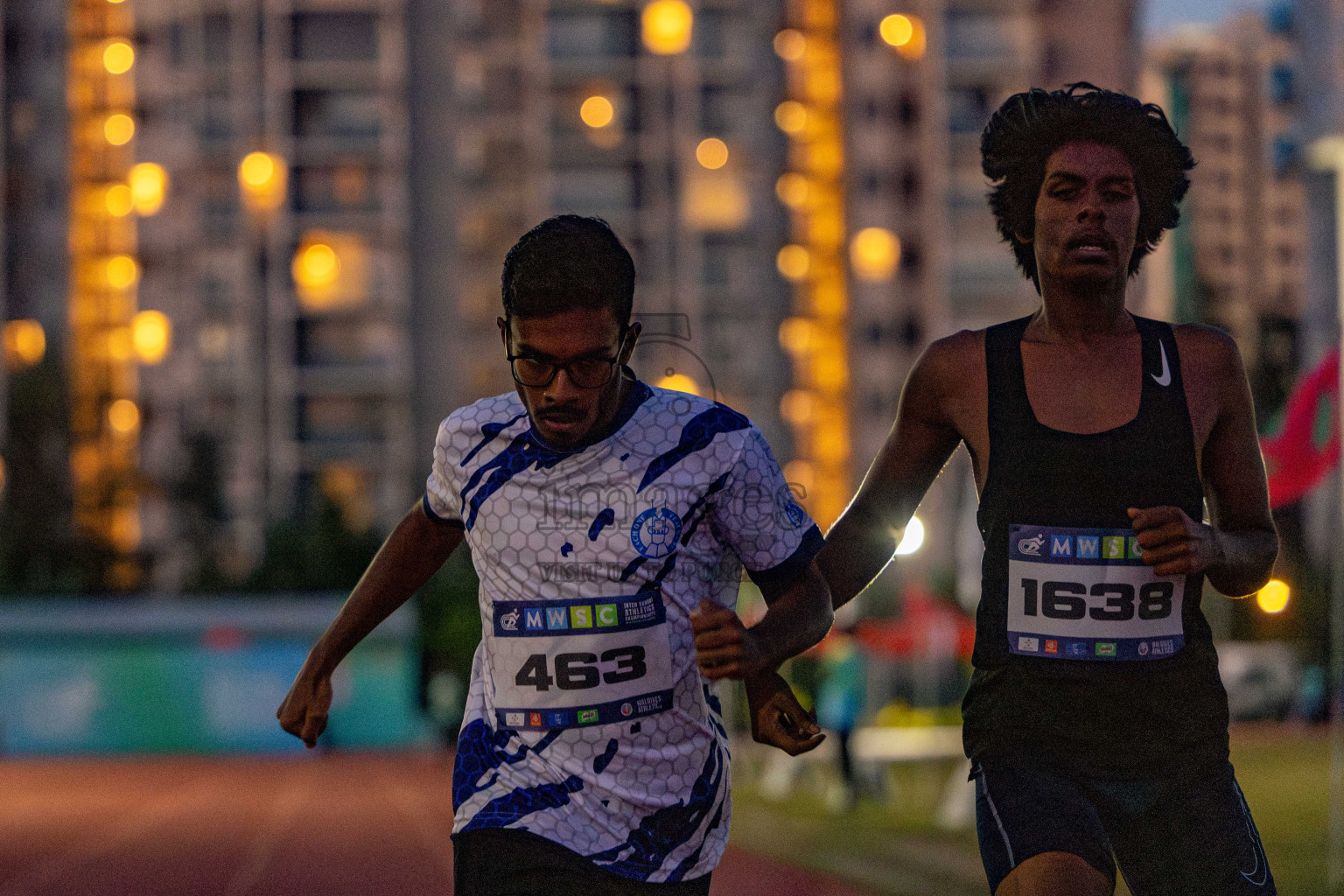 Day 1 of MWSC Interschool Athletics Championships 2024 held in Hulhumale Running Track, Hulhumale, Maldives on Saturday, 9th November 2024. 
Photos by: Hassan Simah / Images.mv