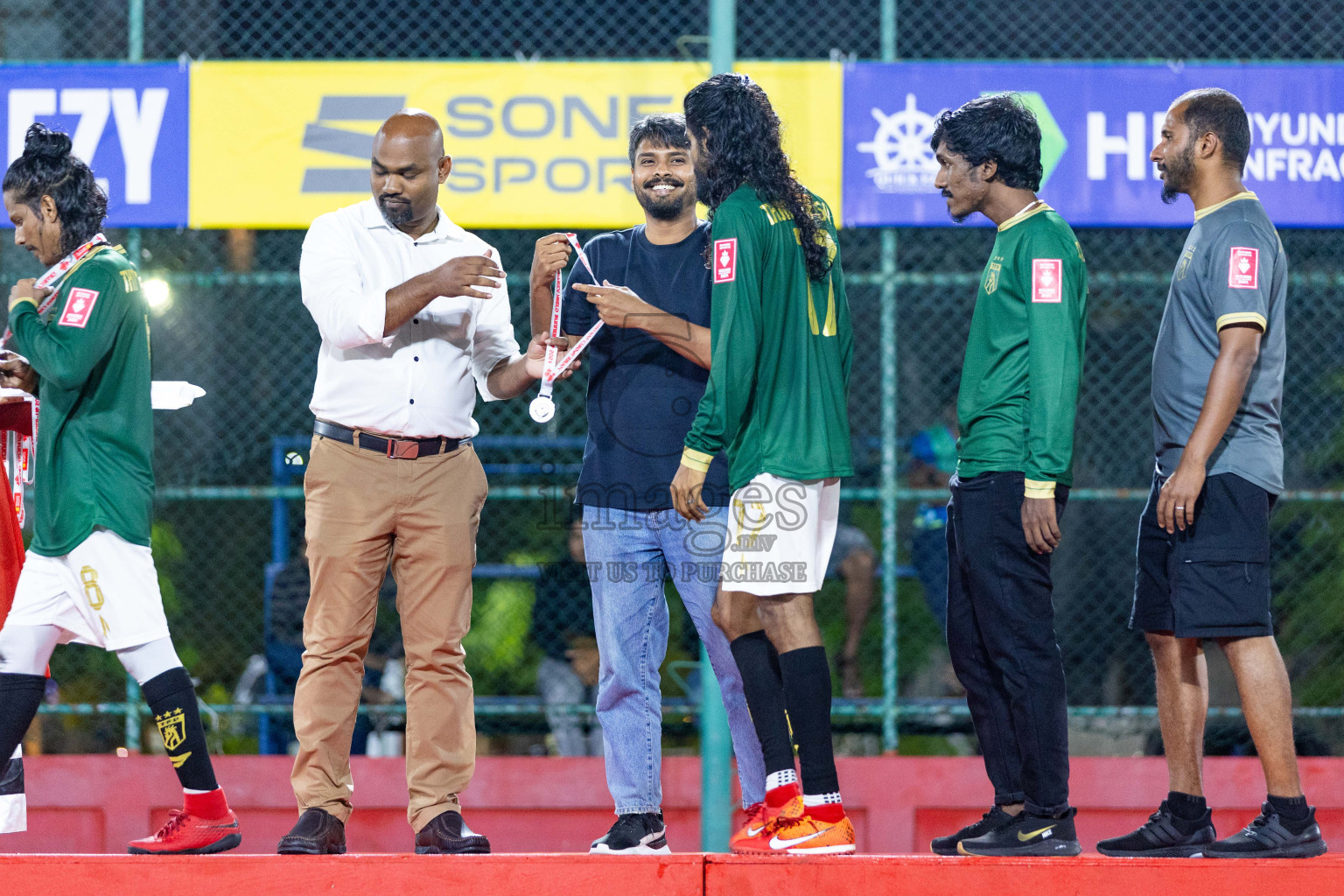 Opening of Golden Futsal Challenge 2024 with Charity Shield Match between L.Gan vs Th. Thimarafushi was held on Sunday, 14th January 2024, in Hulhumale', Maldives Photos: Nausham Waheed / images.mv