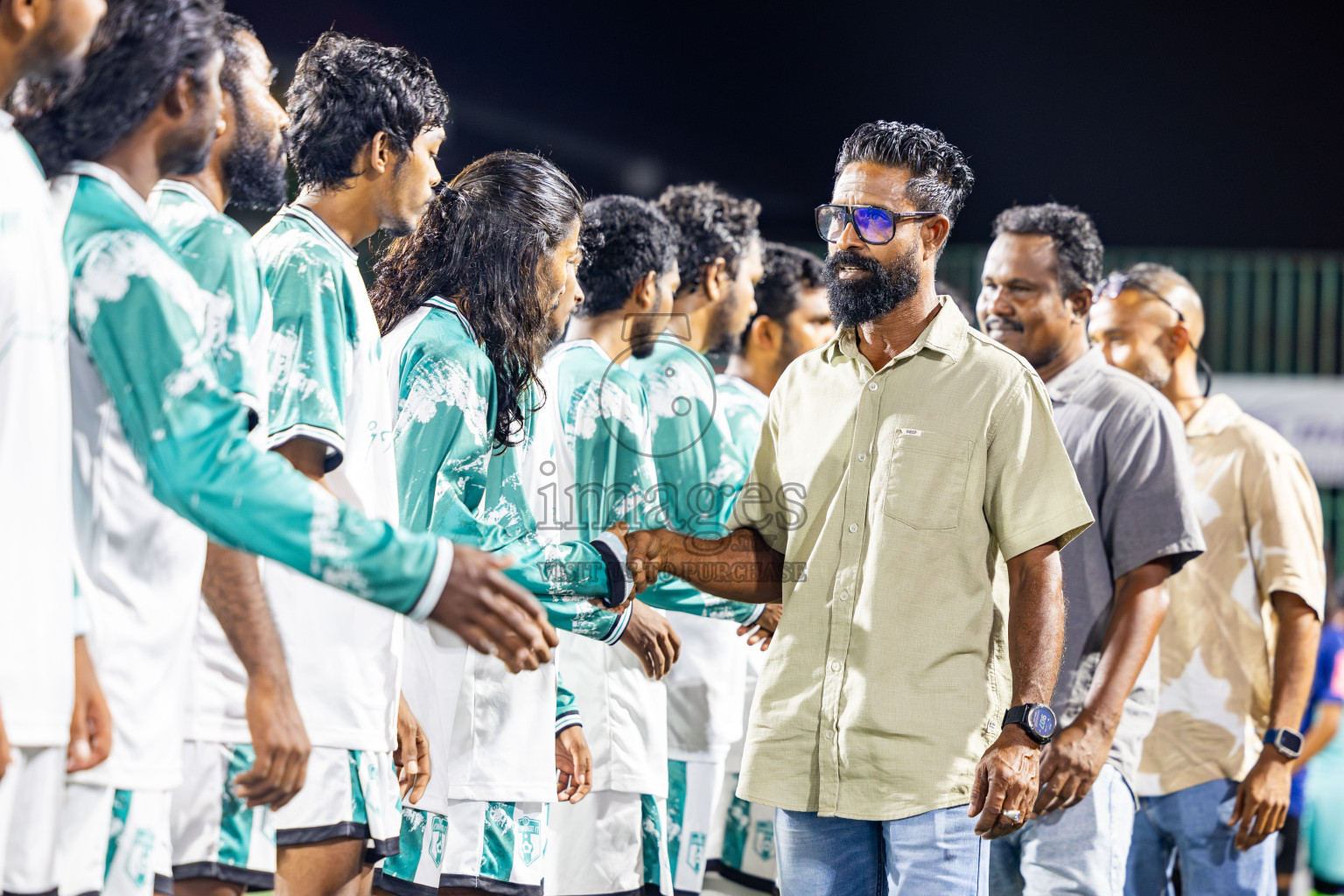 HDh Kumundhoo vs HDh Naivaadhoo in Day 17 of Golden Futsal Challenge 2025 was held on Tuesday, 21st January 2025, in Hulhumale', Maldives. Photos: Nausham Waheed / images.mv