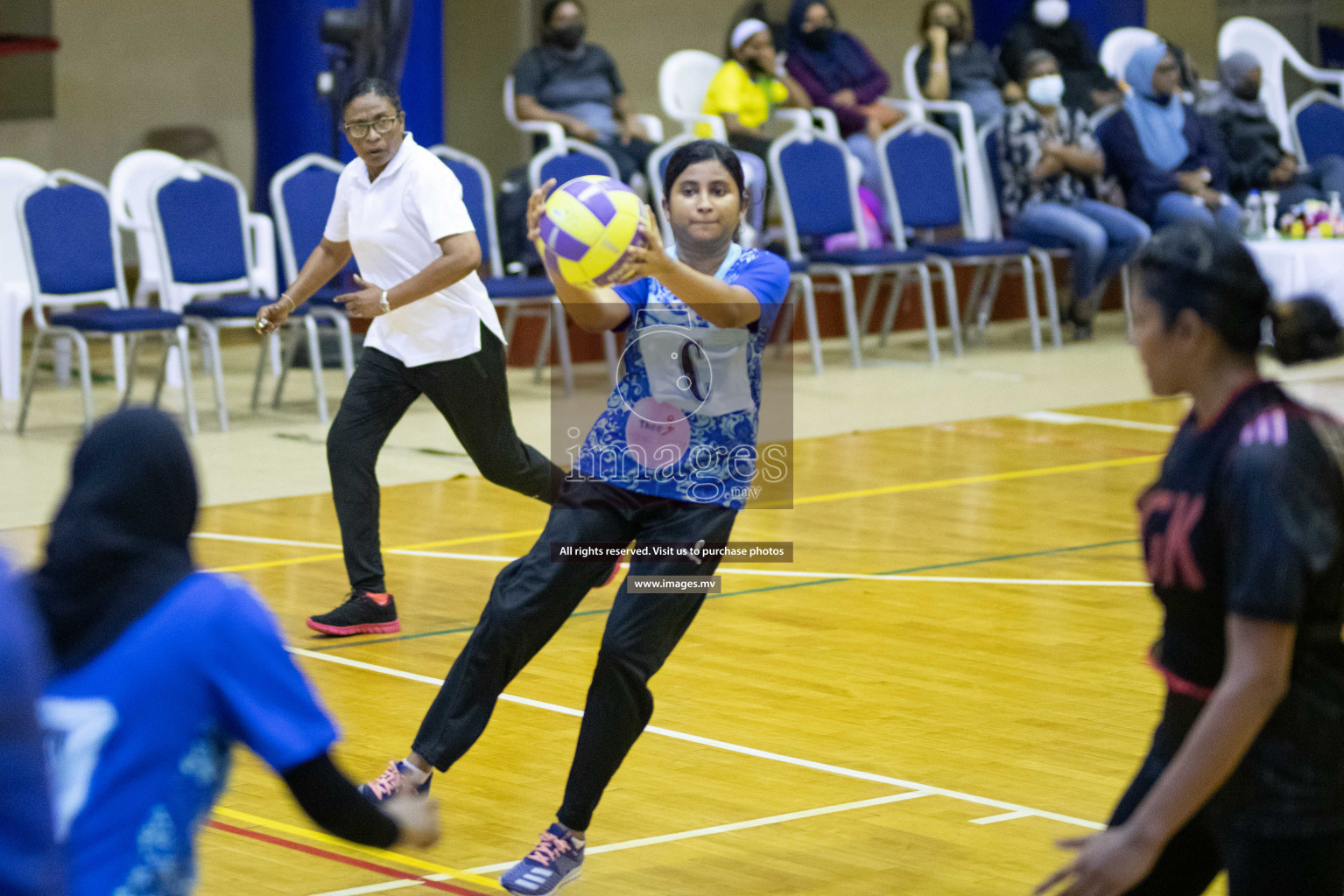 Milo National Netball Tournament 29th November 2021 at Social Center Indoor Court, Male, Maldives. Photos: Maanish/ Images Mv