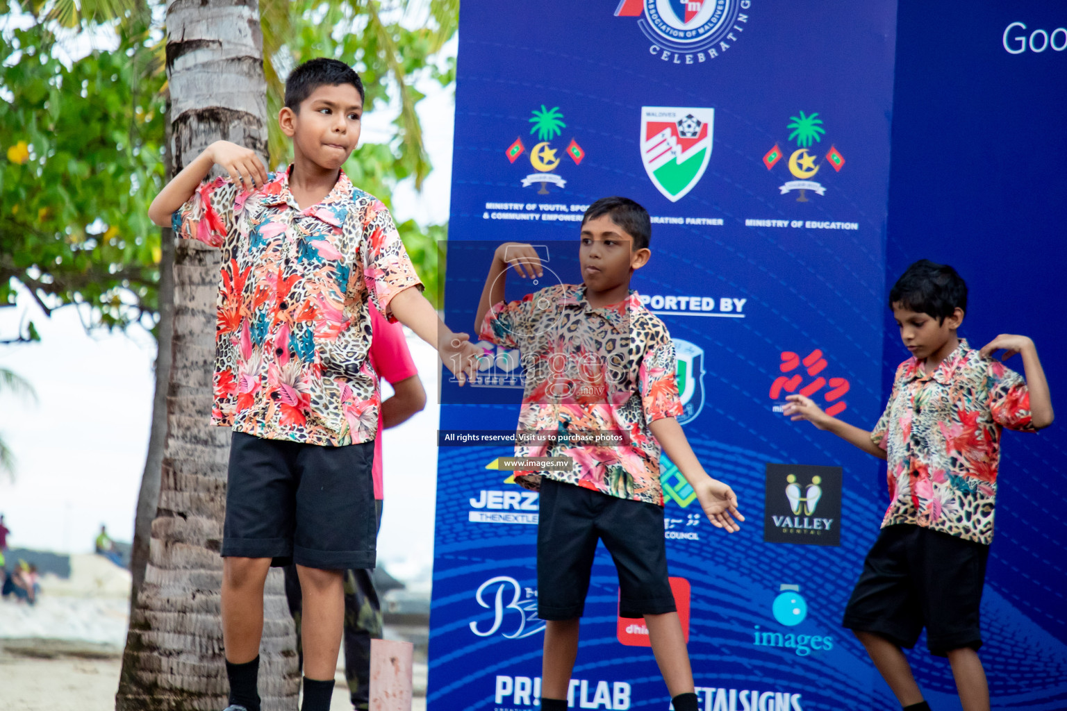 Draw Ceremony of Nestle' Kids Football Fiesta 2023 held in Artificial Beach, Male', Maldives on Saturday, 7th October 2023